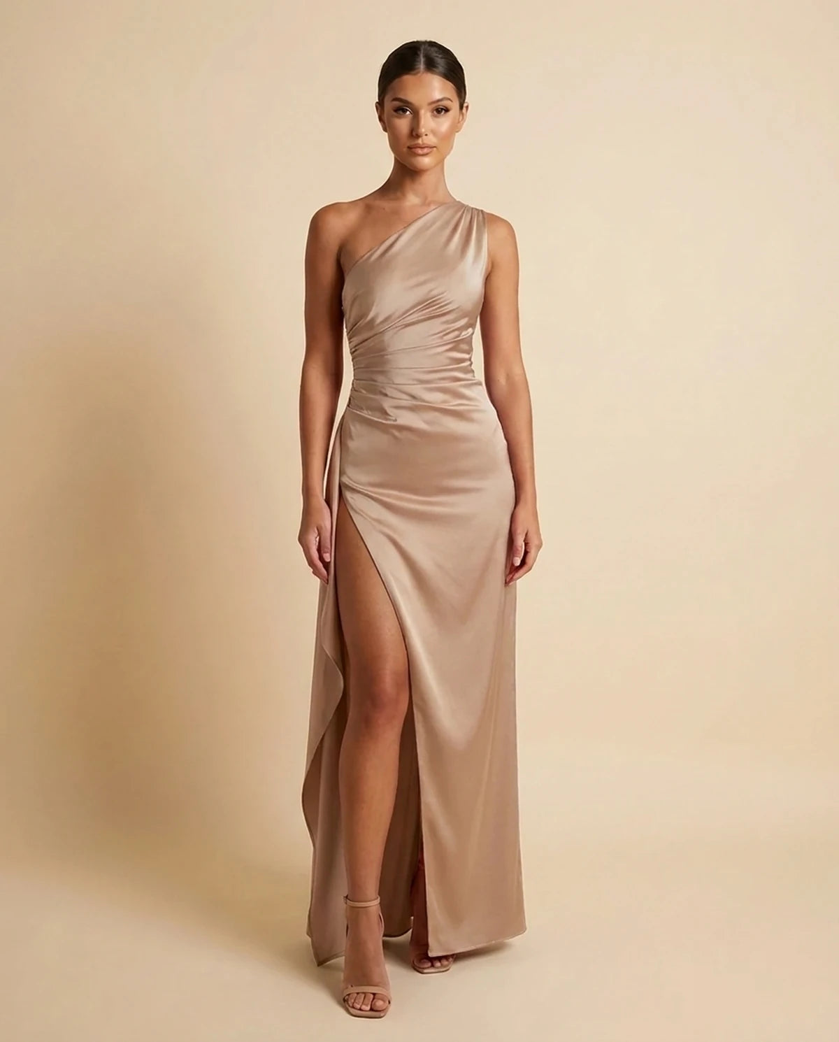 Fenella Maxi Dress — Apricot
