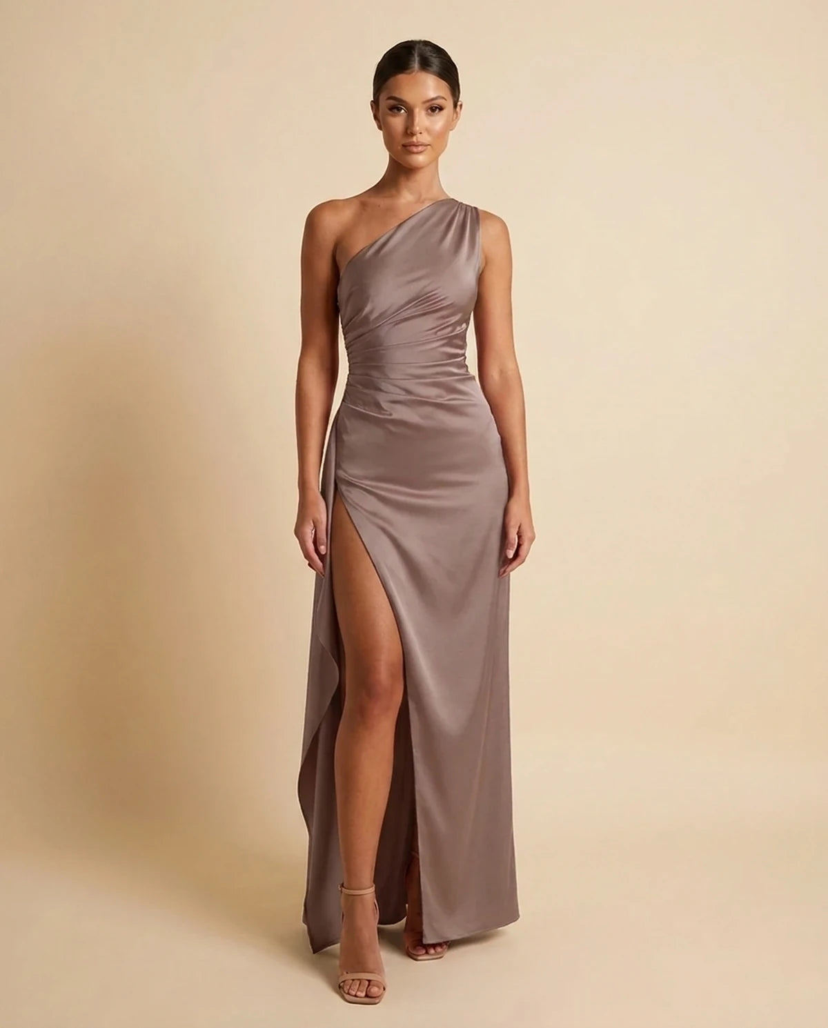 Fenella Maxi Dress — Taupe