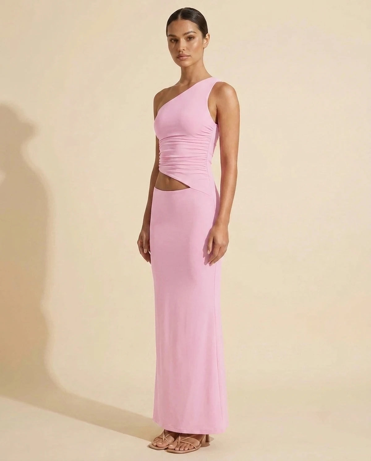 Evadne Maxi Dress — Pink