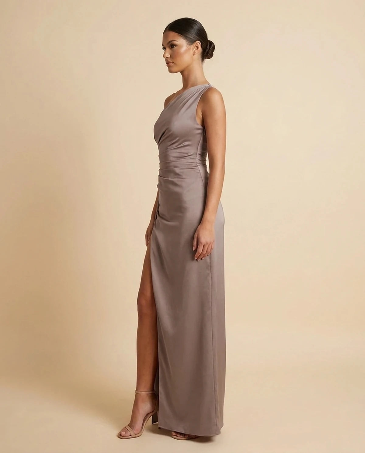 Fenella Maxi Dress — Taupe | SKU: SD-31197-taupe-L,SD-31197-taupe-M,SD-31197-taupe-S,SD-31197-taupe-XL,SD-31197-taupe-XS