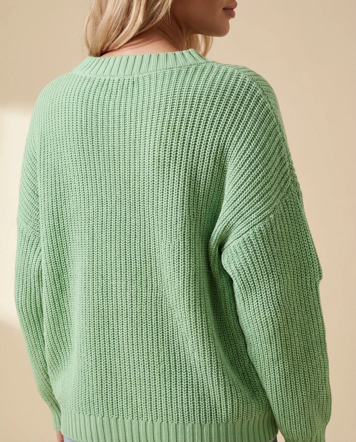 Arcadia Sweater — Light Green | SKU: SD-02497-light-green-XS,SD-02497-lightgreen-2XL,SD-02497-lightgreen-L,SD-02497-lightgreen-M,SD-02497-lightgreen-S,SD-02497-lightgreen-XL