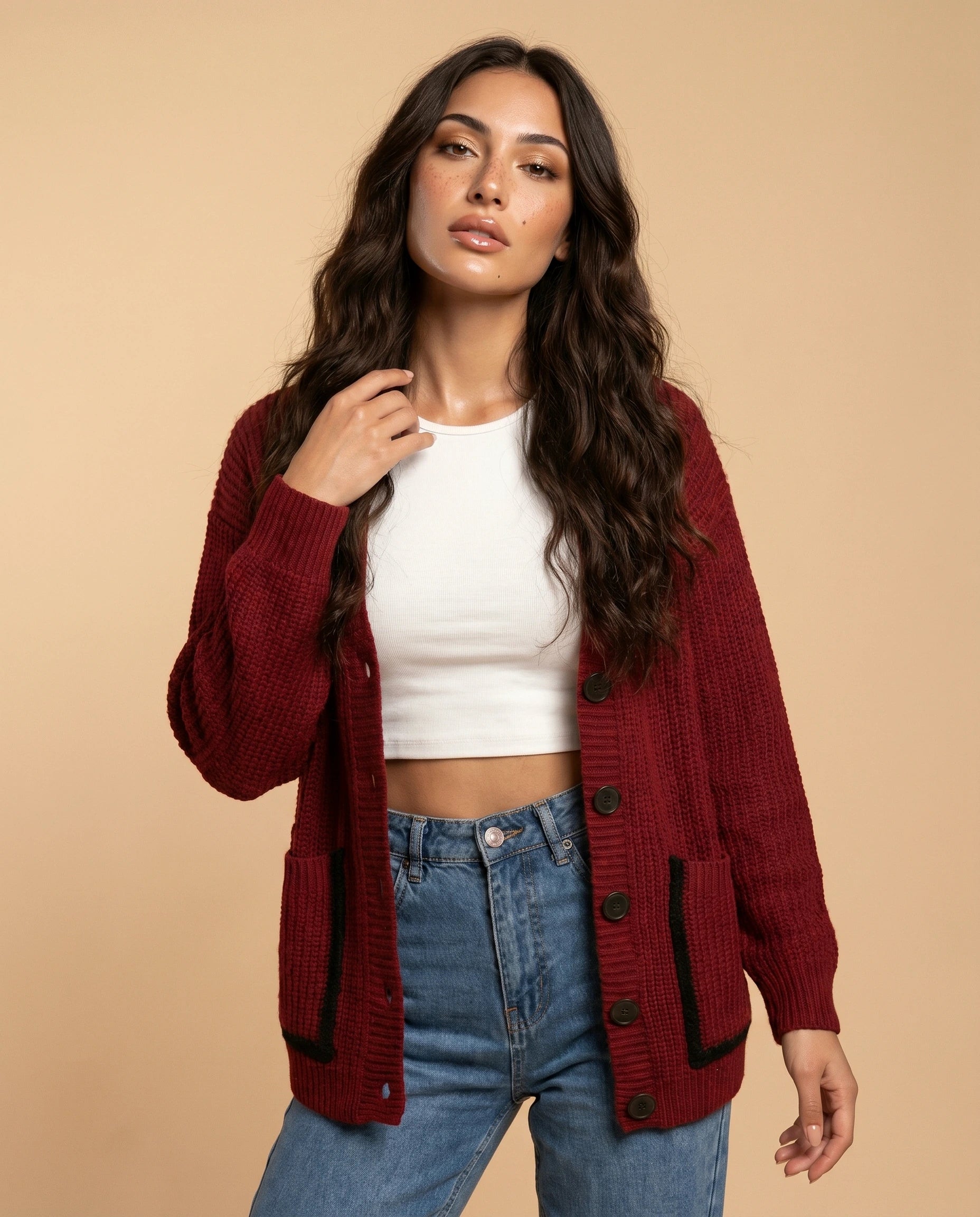 Merano Cardigan hero | SKU: MC-31482-Red-L-S2,MC-31482-Red-M-S2,MC-31482-Red-S-S2,MC-31482-Red-XL-S2,MC-31482-Red-XS-S2