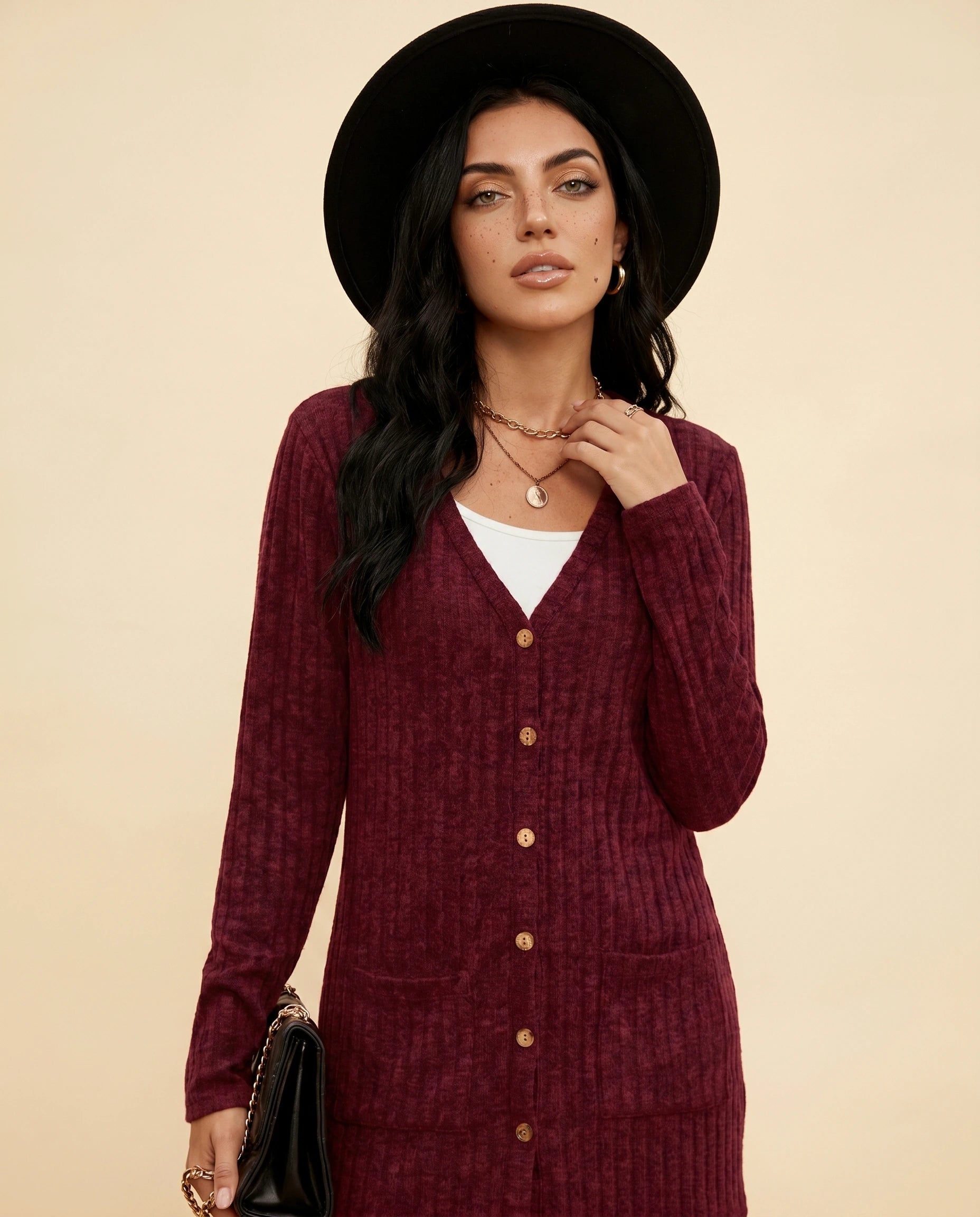 Merlot Cardigan 1 hero