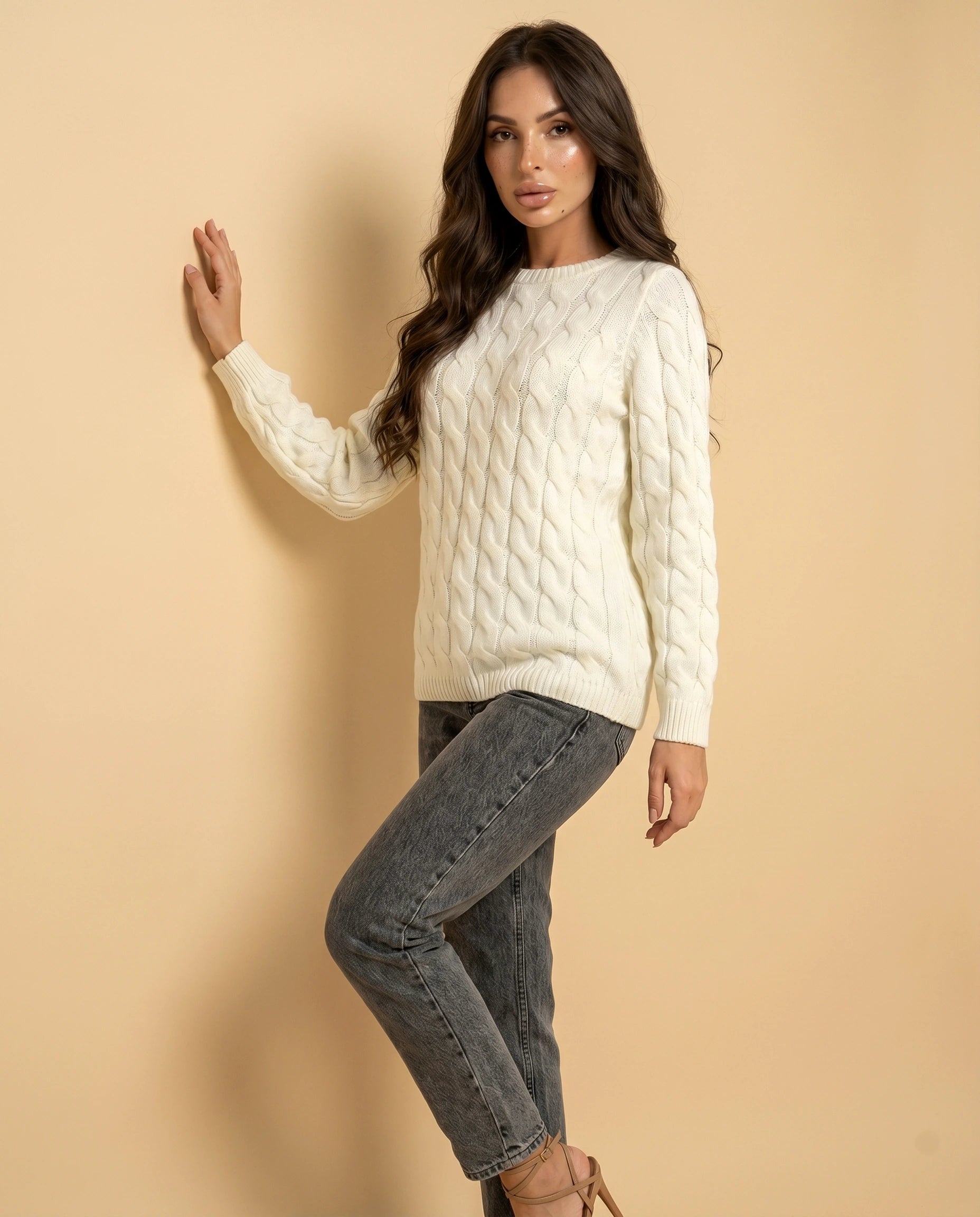 Alabaster Sweater 1 angled