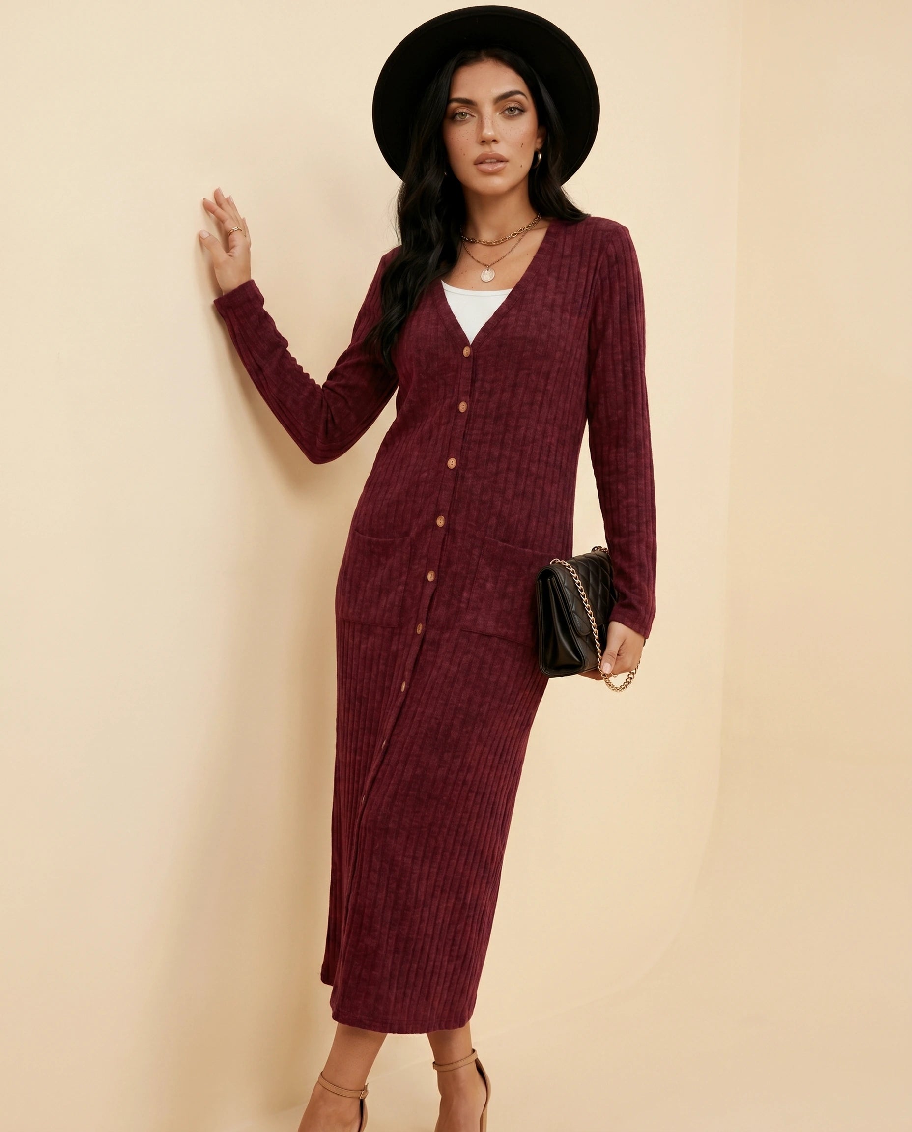 Merlot Cardigan 1 angled