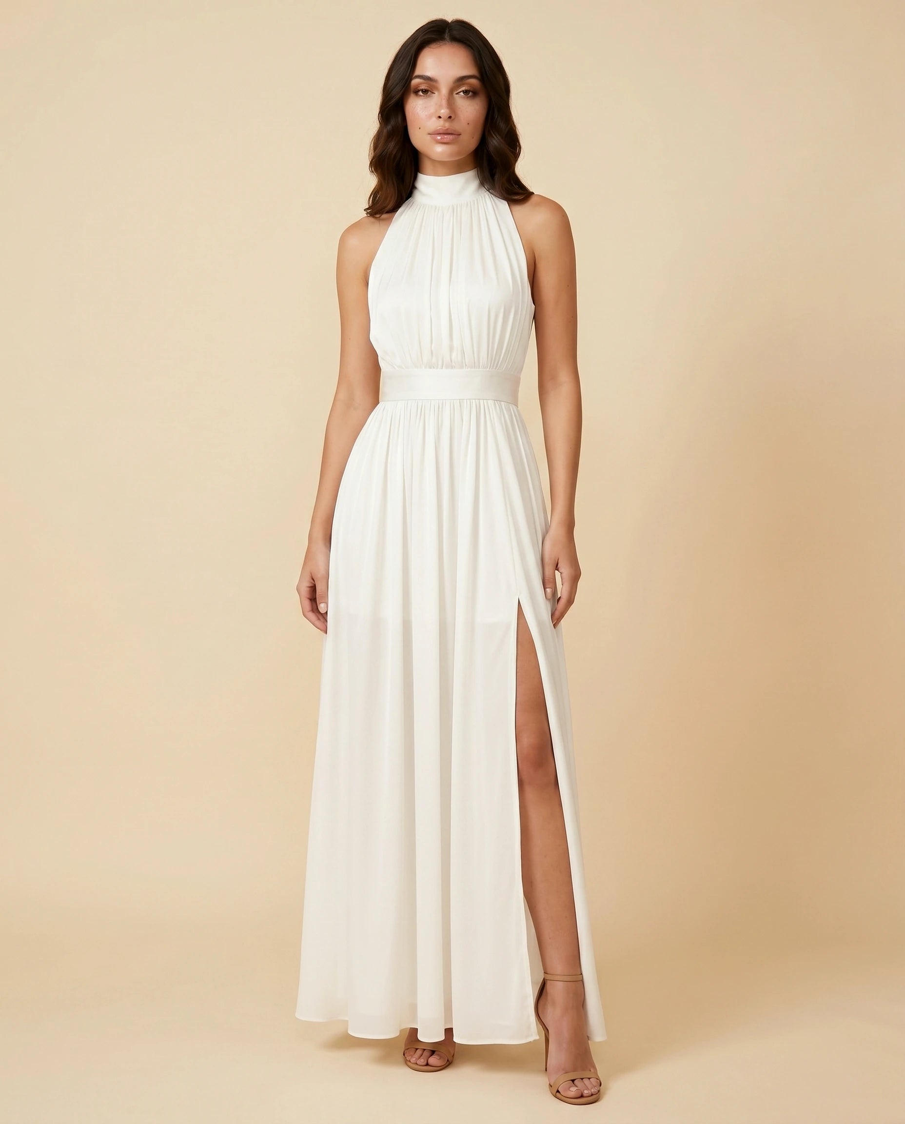 Elara Maxi Dress front