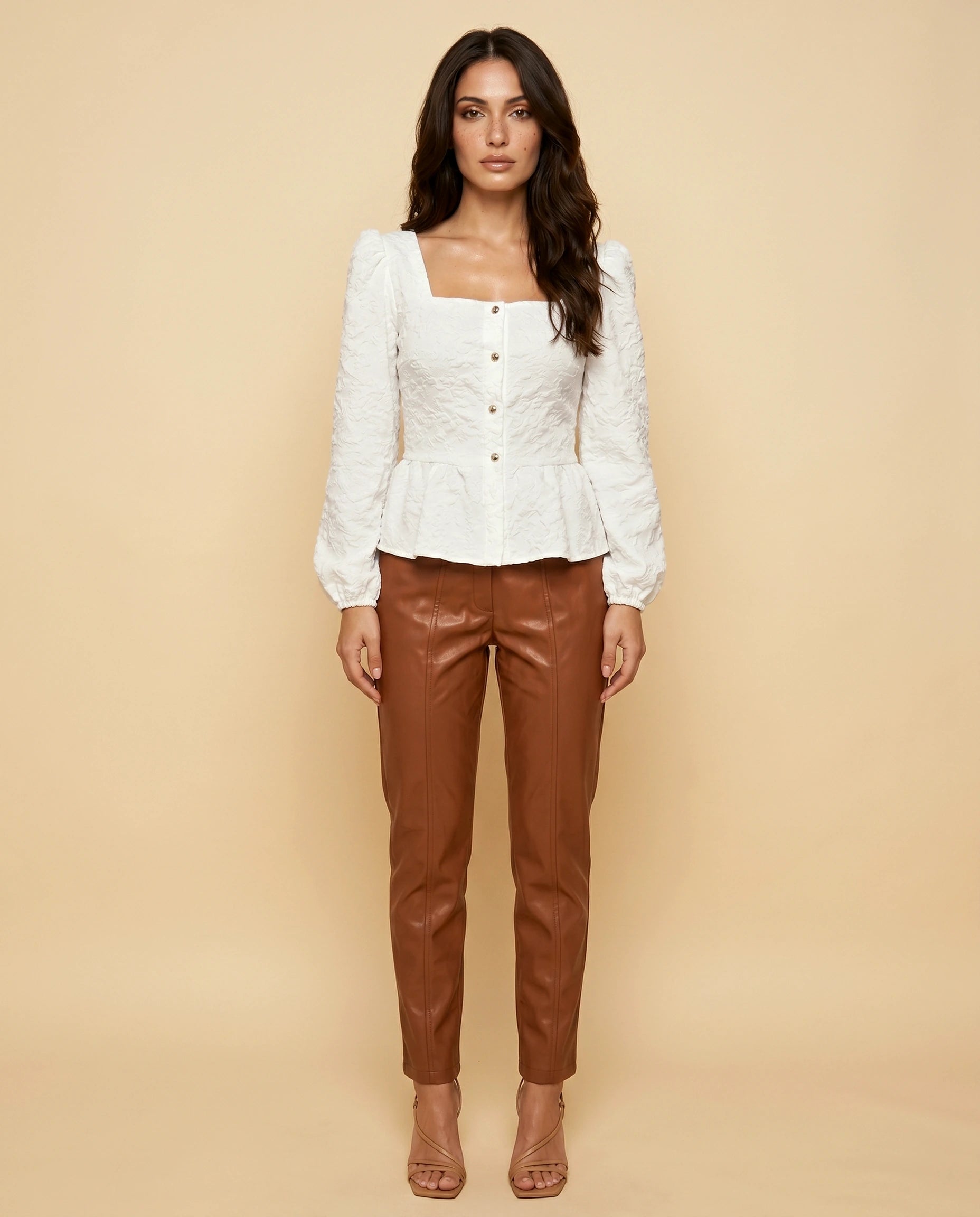 Ivory Corset Top 1 front