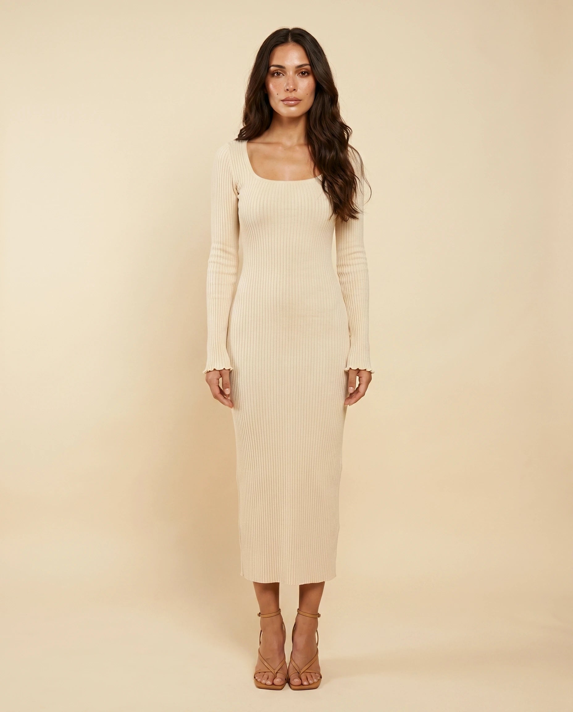 Nadia Maxi Dress 7173 front