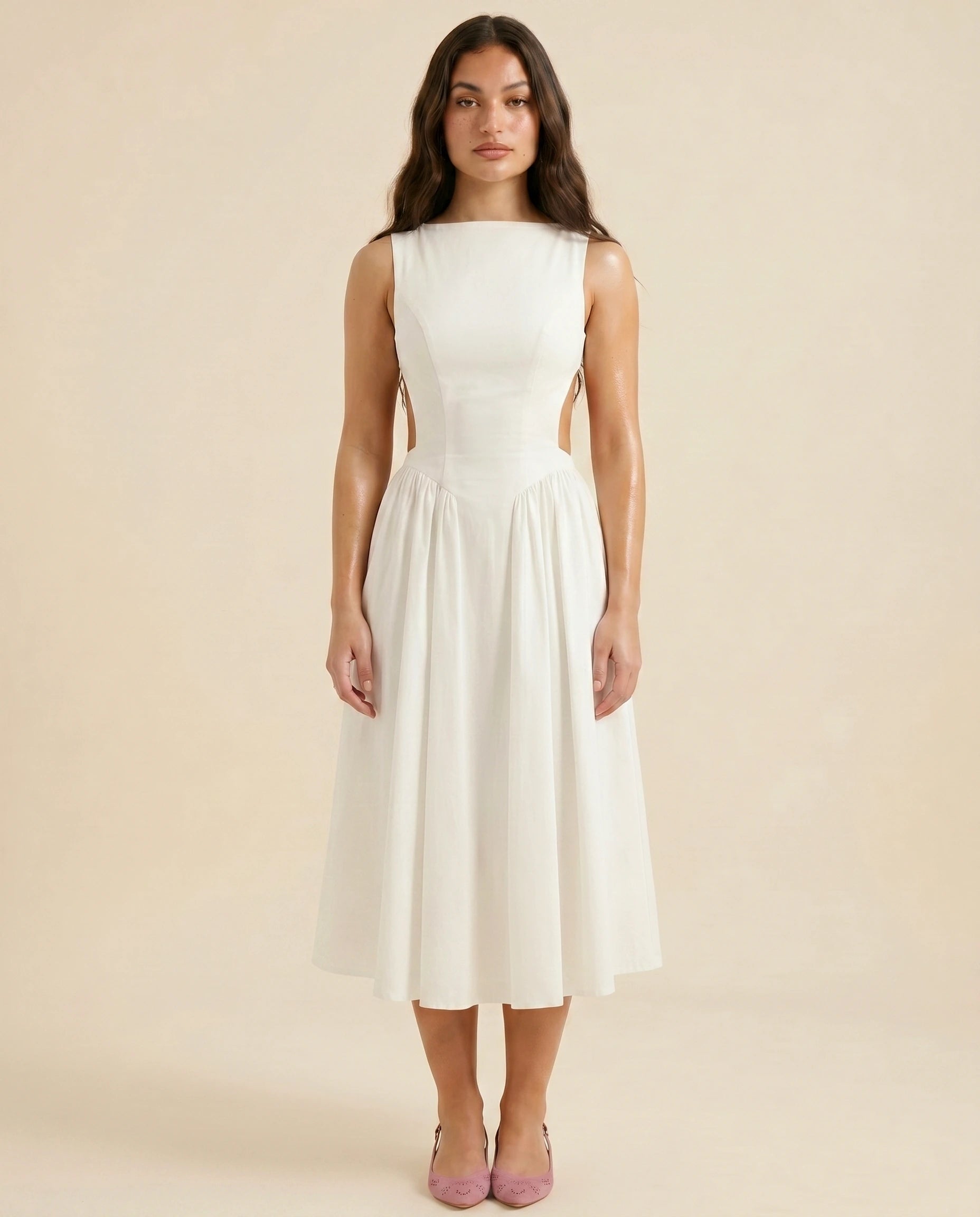 Elysia Midi Dress front