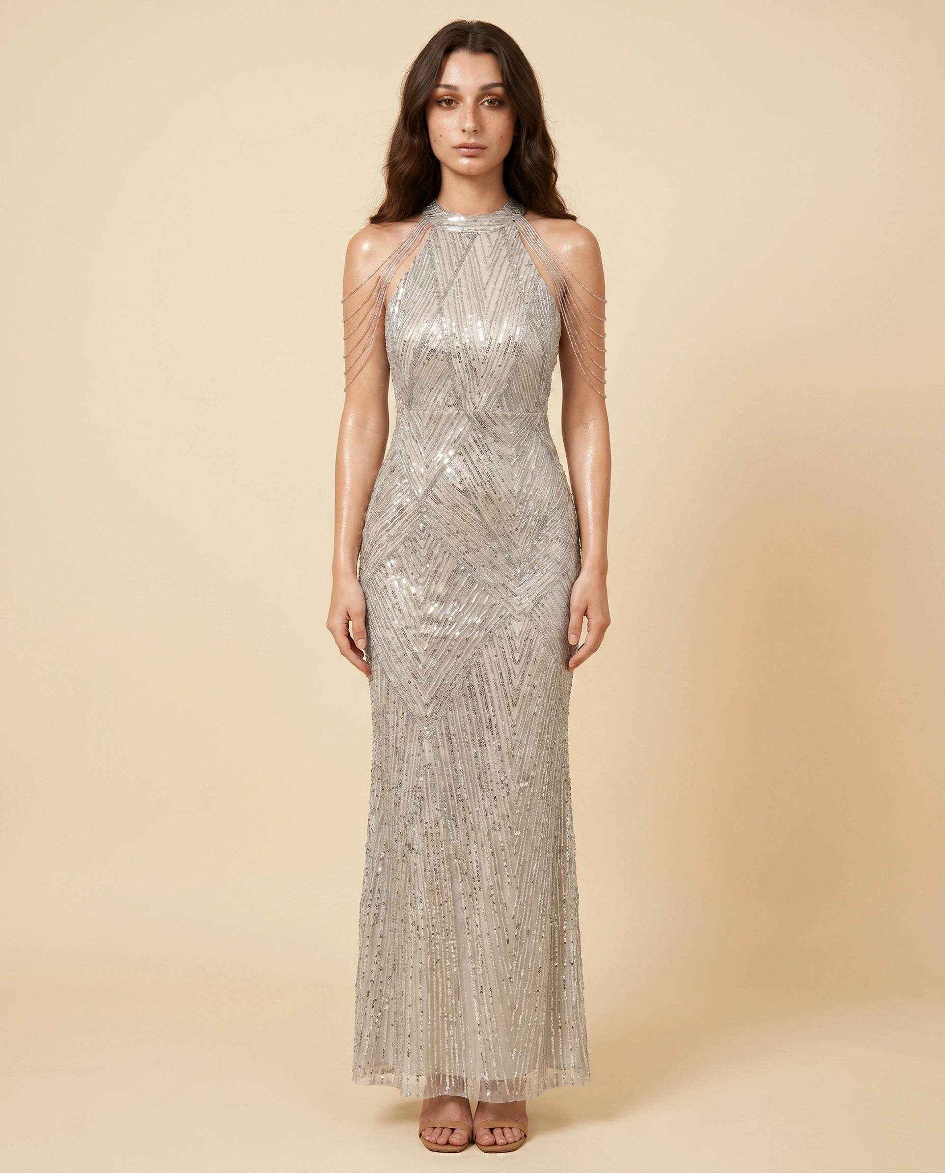Luxe Maxi Dress front