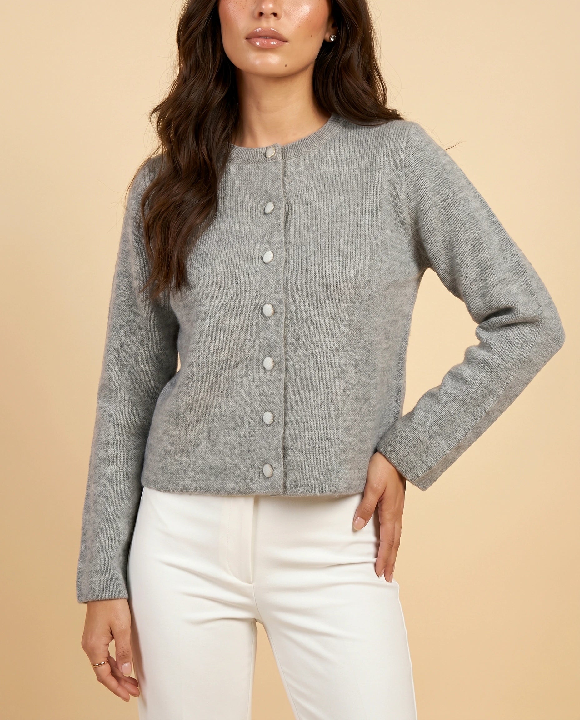 Mist Cardigan 1 detail