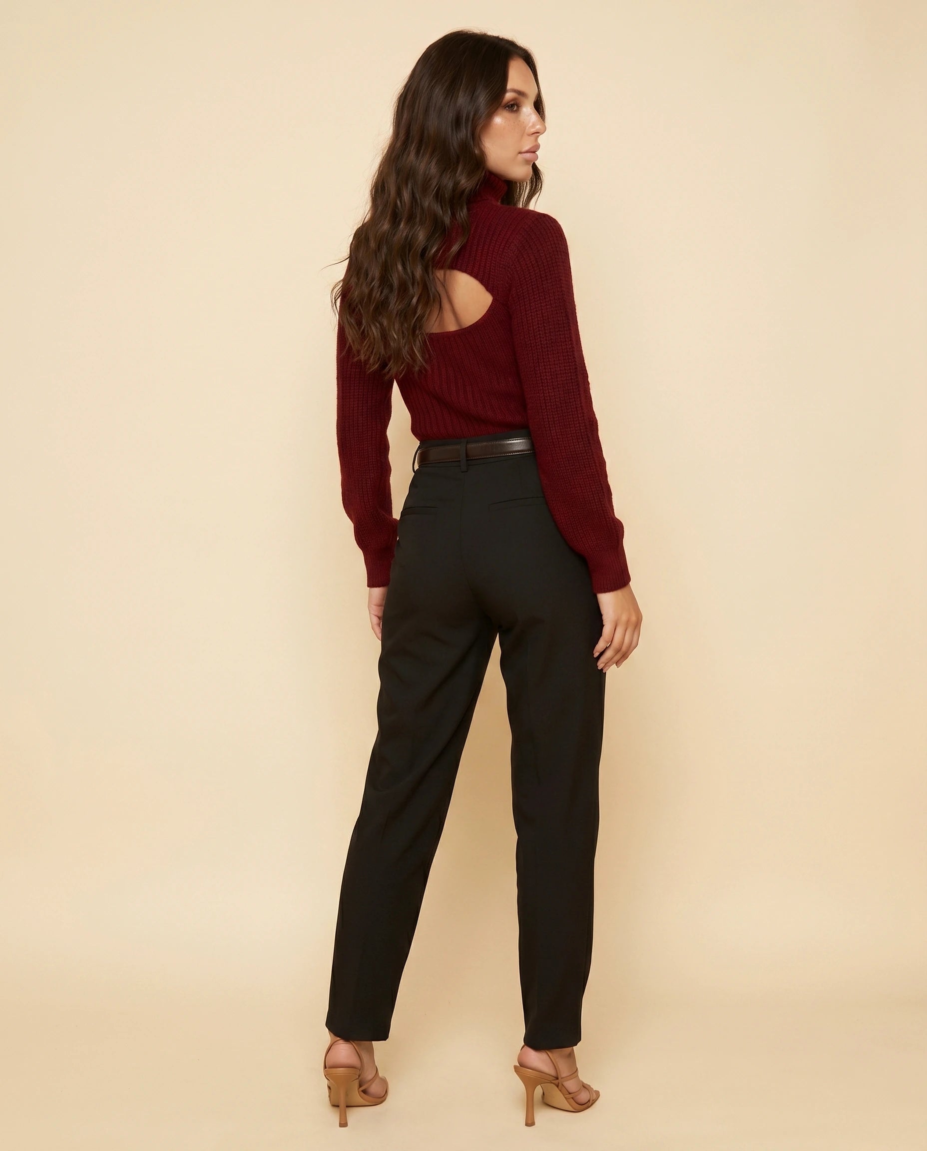 Merlot Sweater 2 back
