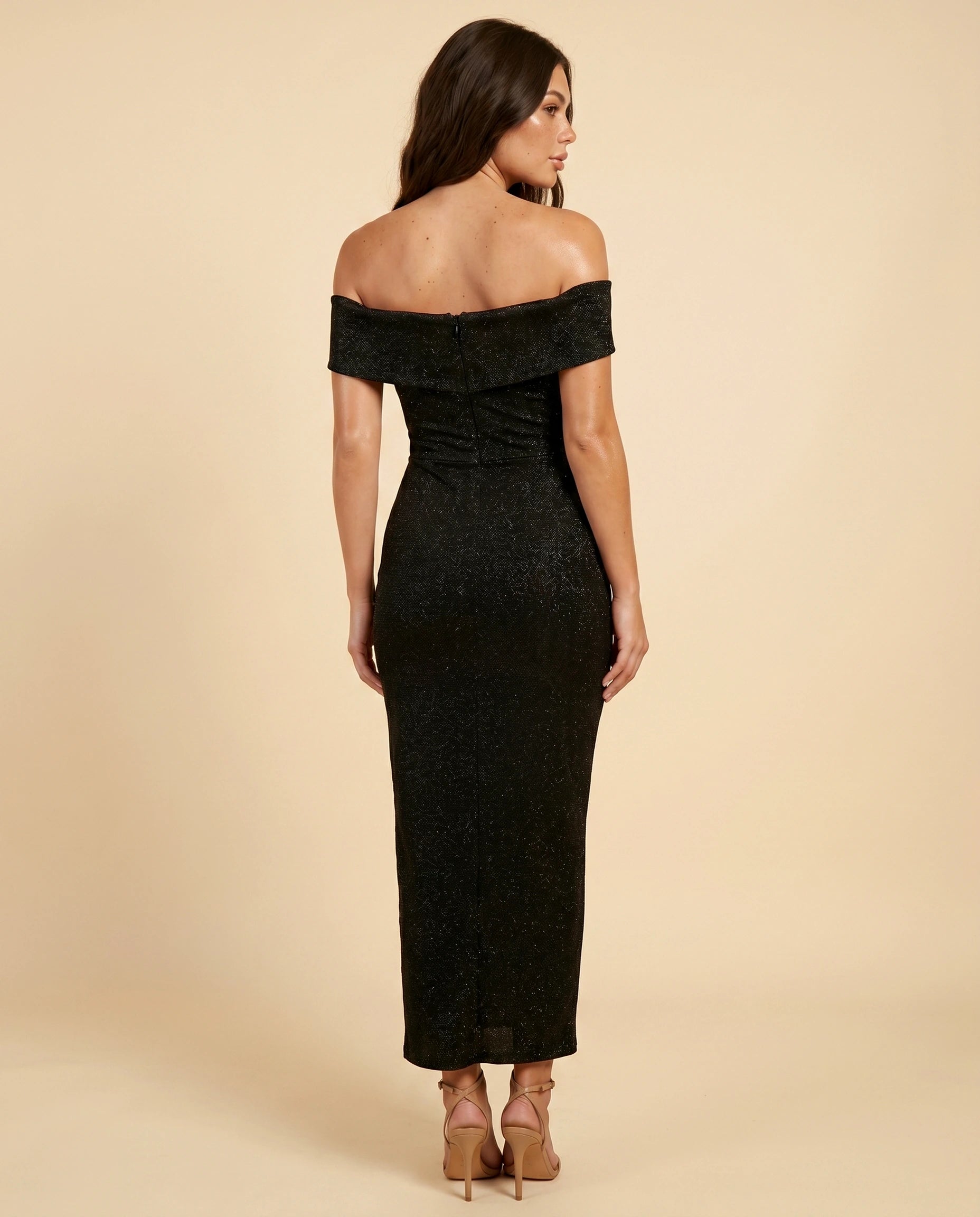 Noirelle Midi Dress back