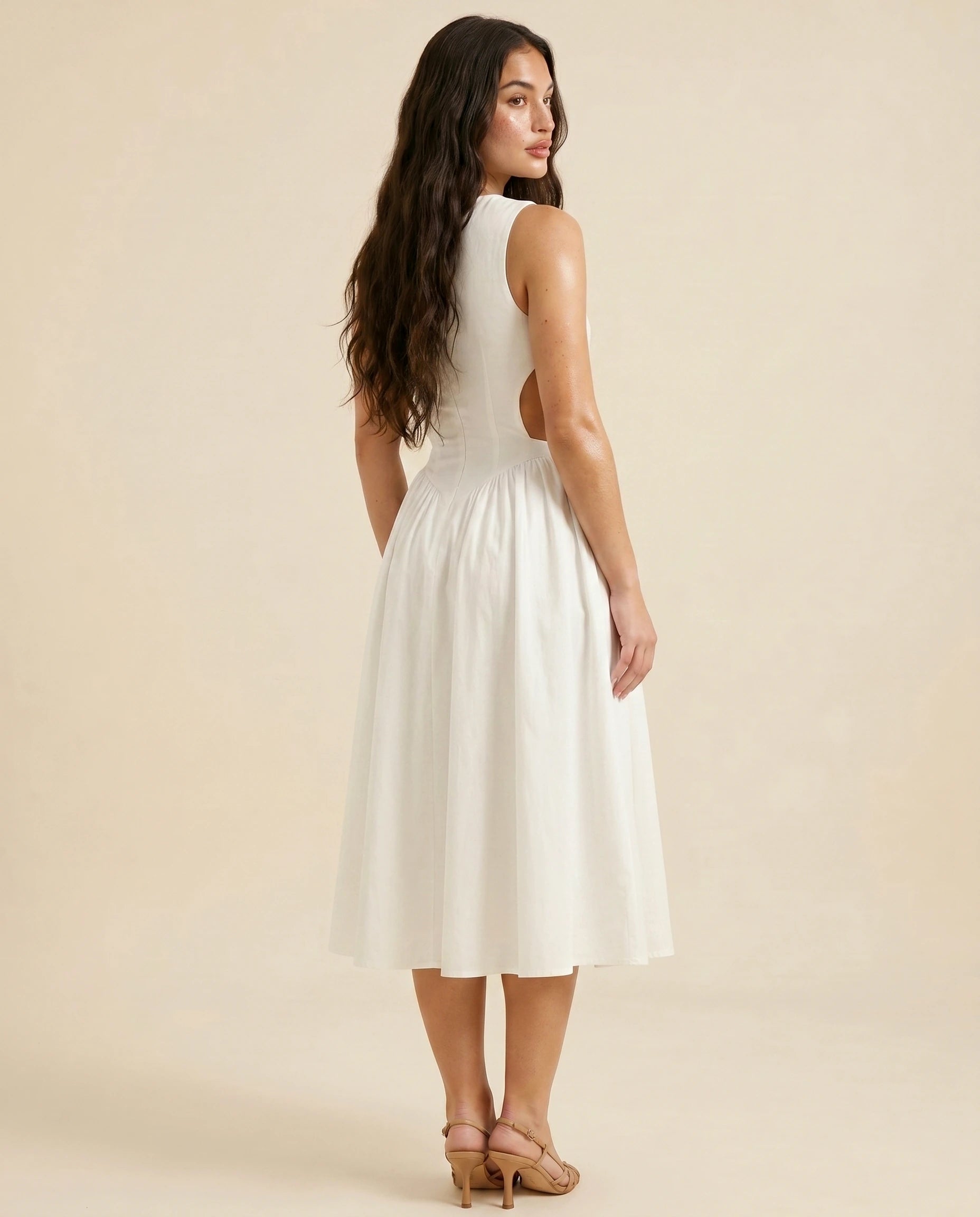 Elysia Midi Dress back