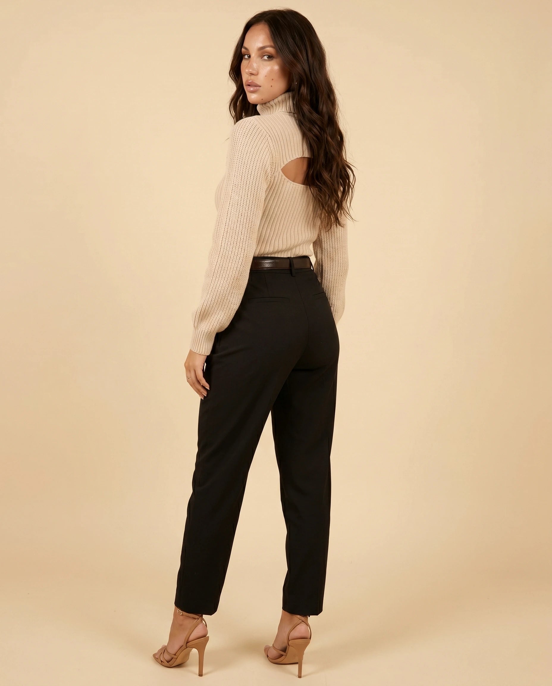 Ivory Sweater 8 — back view