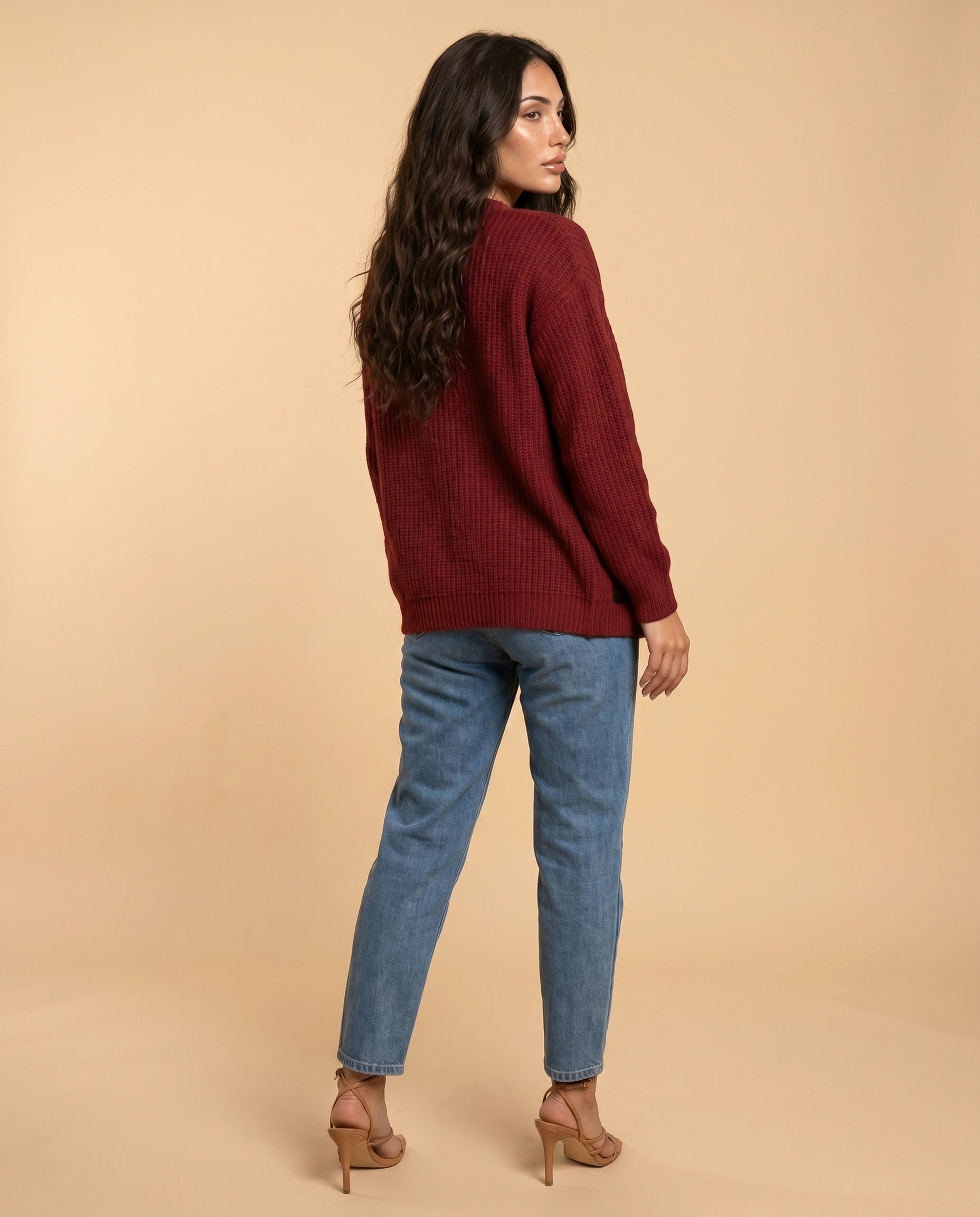 Merano Cardigan back | SKU: MC-31482-Red-L-S2,MC-31482-Red-M-S2,MC-31482-Red-S-S2,MC-31482-Red-XL-S2,MC-31482-Red-XS-S2