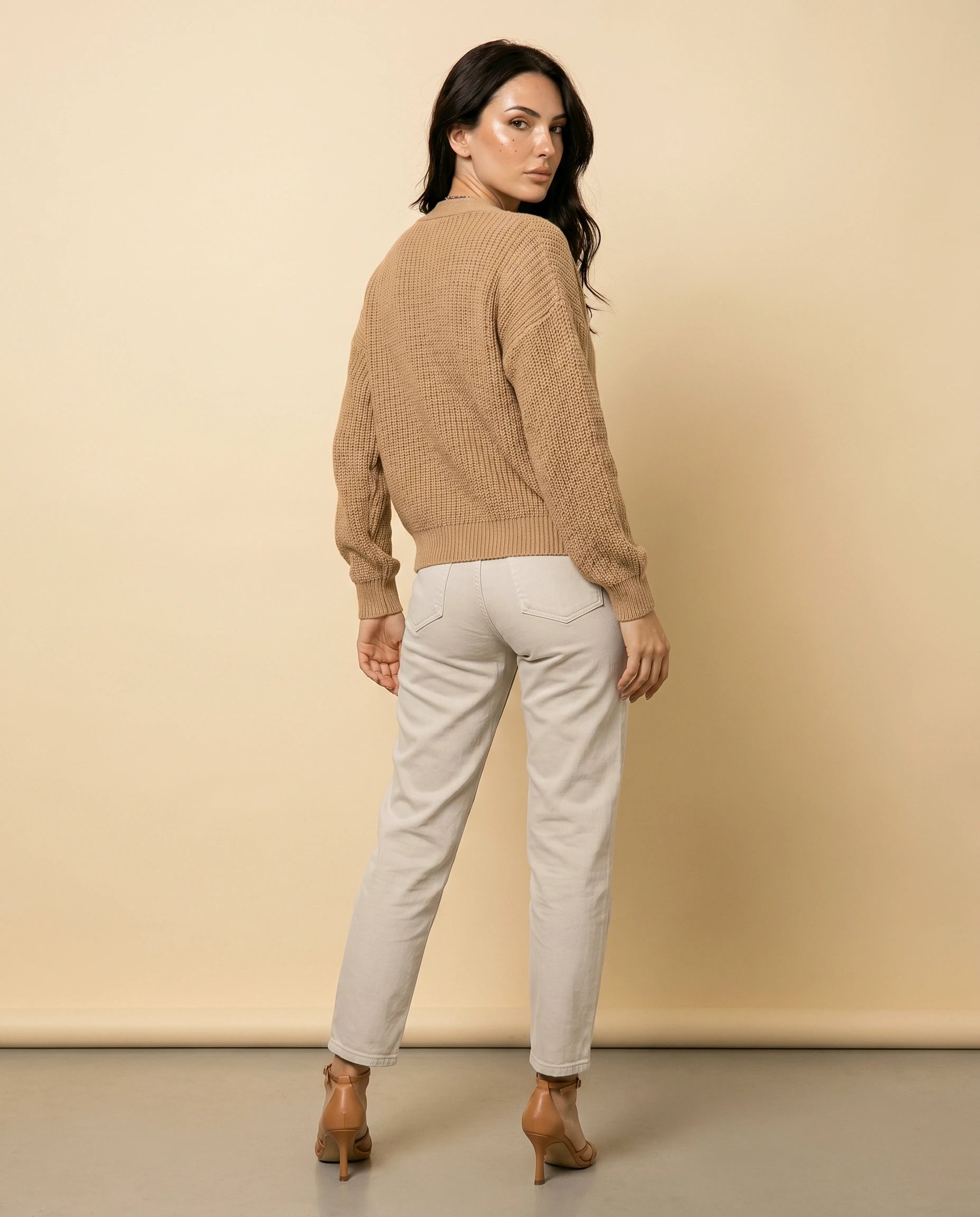 Saffron Cardigan 1 back