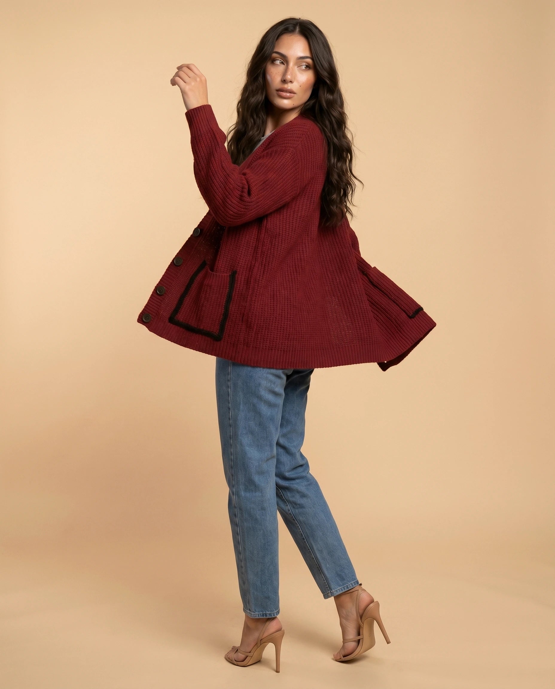 Merano Cardigan finale | SKU: MC-31482-Red-L-S2,MC-31482-Red-M-S2,MC-31482-Red-S-S2,MC-31482-Red-XL-S2,MC-31482-Red-XS-S2