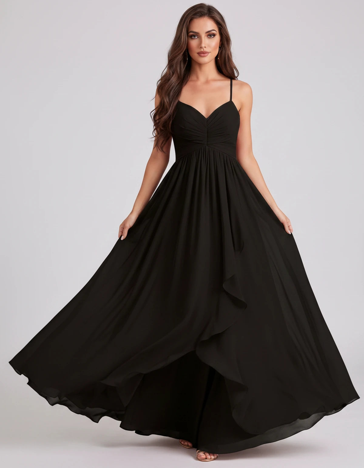 Adelaide Maxi Dress — Black | SKU: SD-89585-black-2,SD-89585-black-4,SD-89585-black-6,SD-89585-black-8,SD-89585-black-10,SD-89585-black-12,SD-89585-black-14,SD-89585-black-16,SD-89585-black-16W,SD-89585-black-18W,SD-89585-black-20W,SD-89585-black-22W