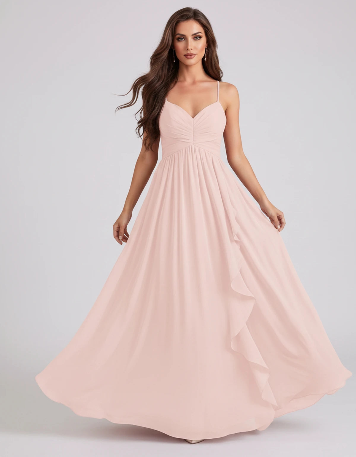 Adelaide Maxi Dress — Light Pink | SKU: SD-89585-lightpink-2,SD-89585-lightpink-4,SD-89585-lightpink-6,SD-89585-lightpink-8,SD-89585-lightpink-10,SD-89585-lightpink-12,SD-89585-lightpink-14,SD-89585-lightpink-16,SD-89585-lightpink-16W,SD-89585-lightpink-18W,SD-89585-lightpink-20W,SD-89585-lightpink-22W