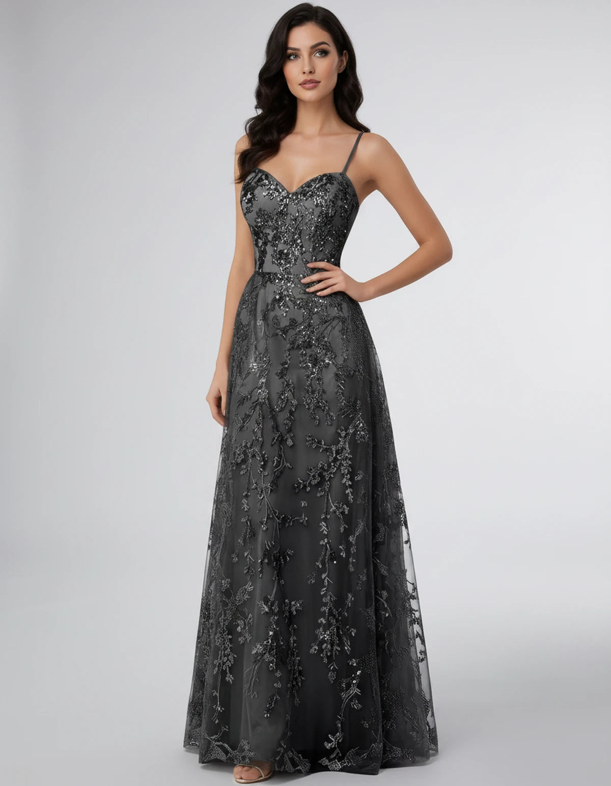 Adriana Maxi Dress — Black | SKU: SD-11659-black-2,SD-11659-black-4,SD-11659-black-6,SD-11659-black-8,SD-11659-black-10,SD-11659-black-12,SD-11659-black-14,SD-11659-black-16,SD-11659-black-16W,SD-11659-black-18W,SD-11659-black-20W,SD-11659-black-22W