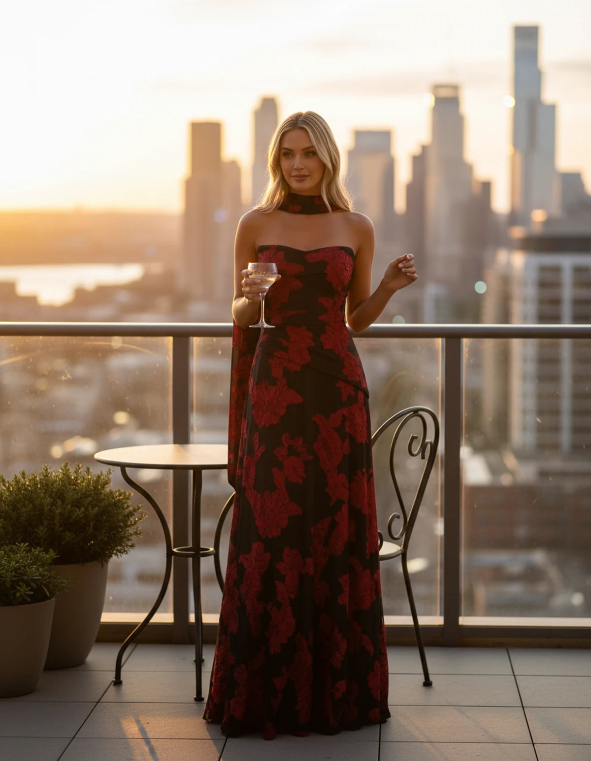 Alcyone Maxi Dress — Black Red | SKU: SD-14622-blackred-2,SD-14622-blackred-4,SD-14622-blackred-6,SD-14622-blackred-8,SD-14622-blackred-10,SD-14622-blackred-12,SD-14622-blackred-14,SD-14622-blackred-16,SD-14622-blackred-16W,SD-14622-blackred-18W,SD-14622-blackred-20W,SD-14622-blackred-22W