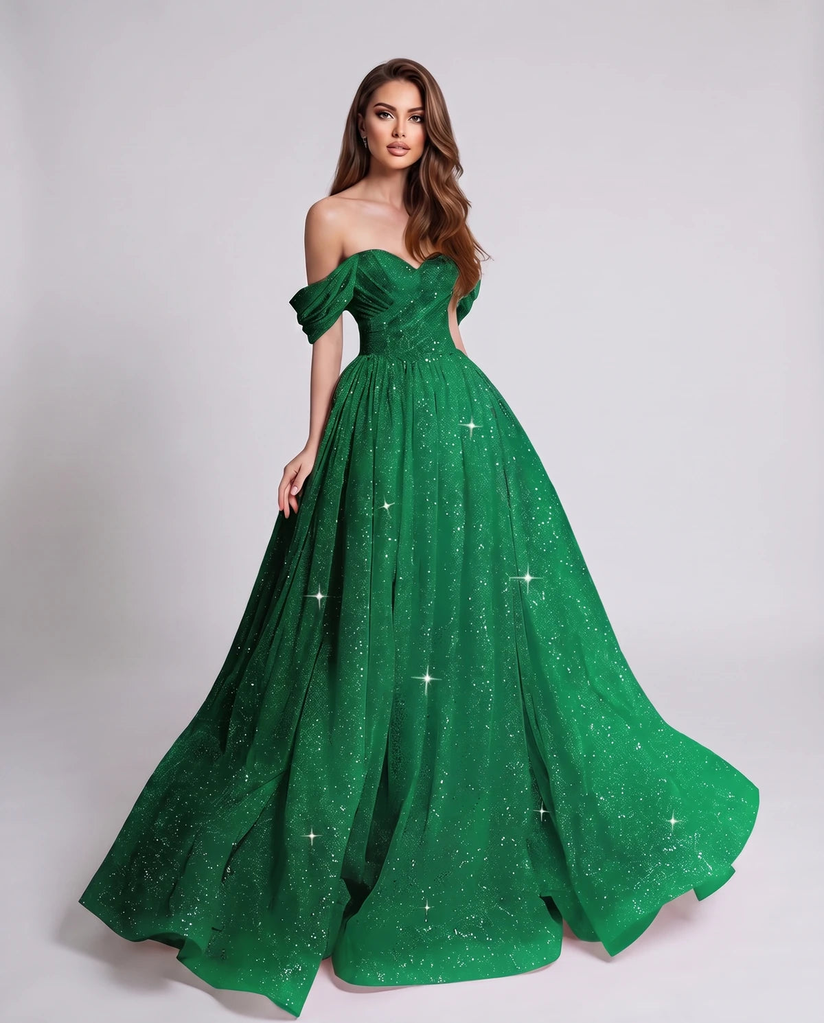 Alouette Maxi Dress — Green