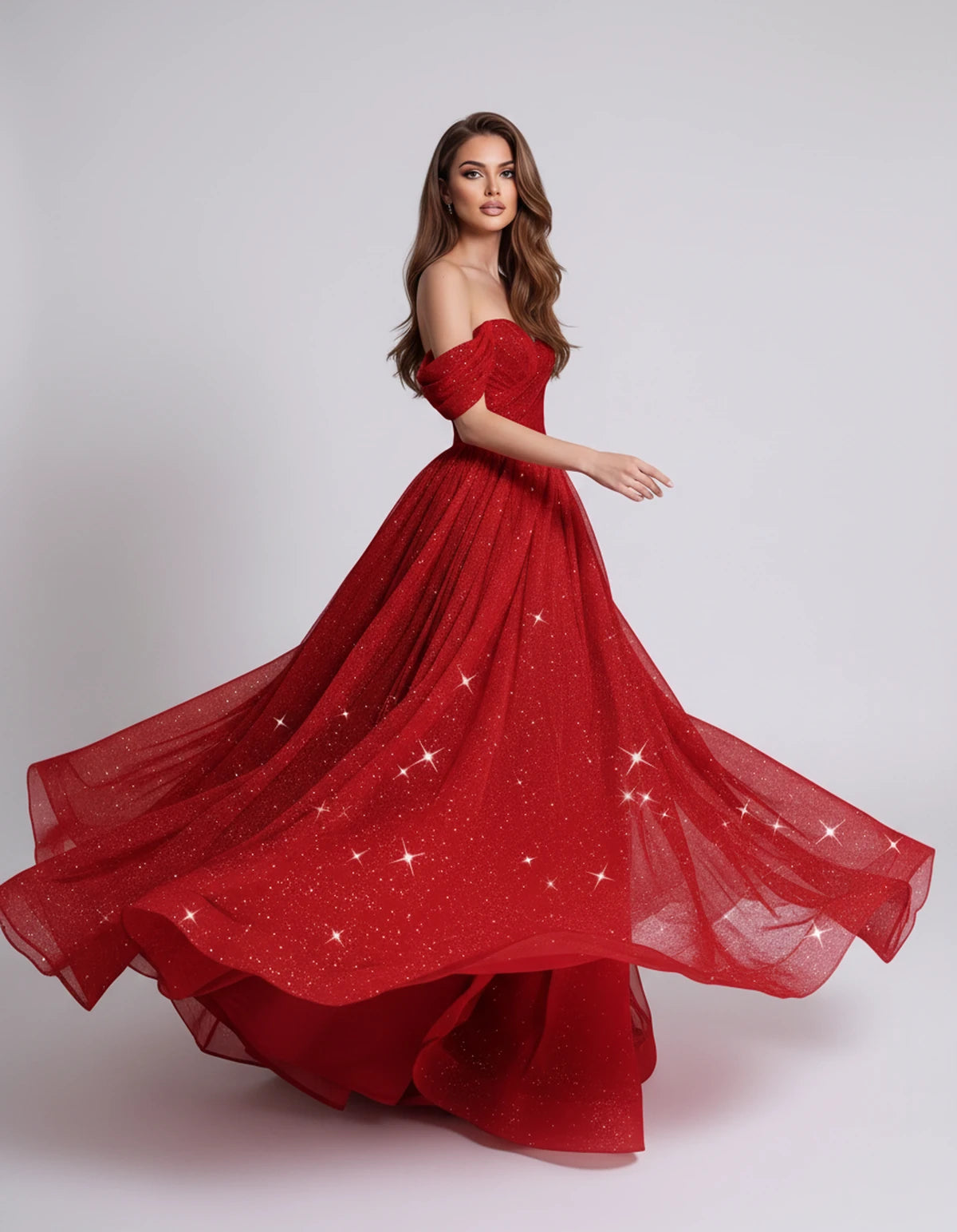 Alouette Maxi Dress — Red | SKU: SD-19817-red-2,SD-19817-red-4,SD-19817-red-6,SD-19817-red-8,SD-19817-red-10,SD-19817-red-12,SD-19817-red-14,SD-19817-red-16,SD-19817-red-16W,SD-19817-red-18W,SD-19817-red-20W,SD-19817-red-22W