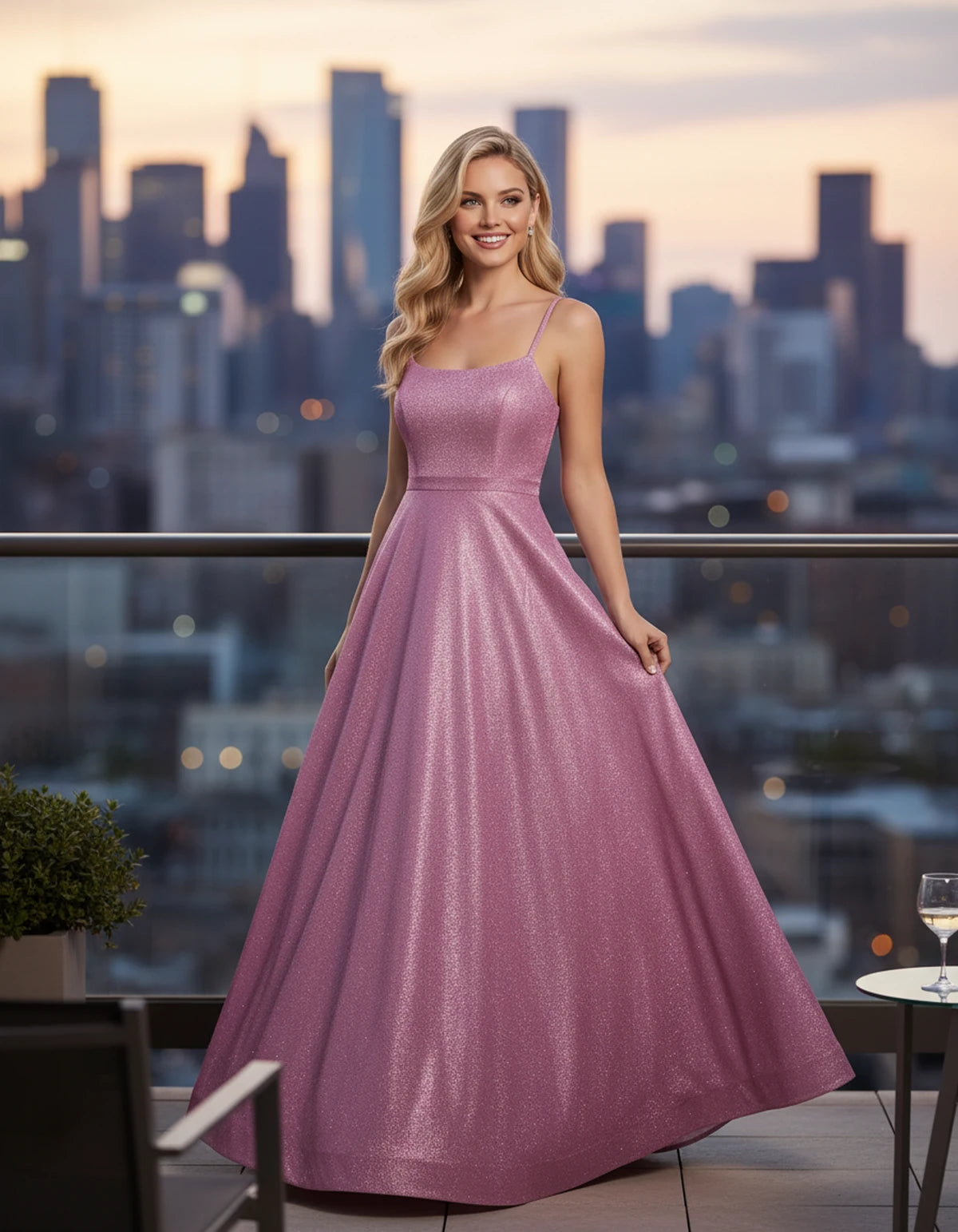 Amalfi Maxi Dress — Pink | SKU: SD-51477-pink-2,SD-51477-pink-4,SD-51477-pink-6,SD-51477-pink-8,SD-51477-pink-10,SD-51477-pink-12,SD-51477-pink-14,SD-51477-pink-16,SD-51477-pink-16W,SD-51477-pink-18W,SD-51477-pink-20W,SD-51477-pink-22W