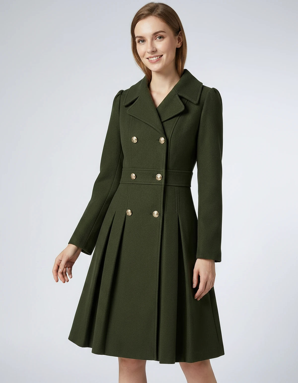 Amarante Skirt — Army Green | SKU: SD-68120-armygreen-XS,SD-68120-armygreen-S,SD-68120-armygreen-M,SD-68120-armygreen-L,SD-68120-armygreen-XL,SD-68120-armygreen-2XL