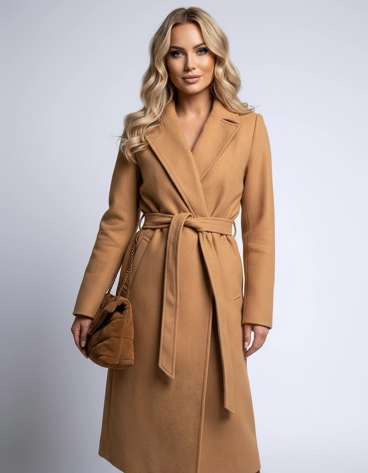 Amarante12 Coat — Khaki | SKU: SD-60165-khaki-XS,SD-60165-khaki-S,SD-60165-khaki-M,SD-60165-khaki-L,SD-60165-khaki-XL,SD-60165-khaki-2XL
