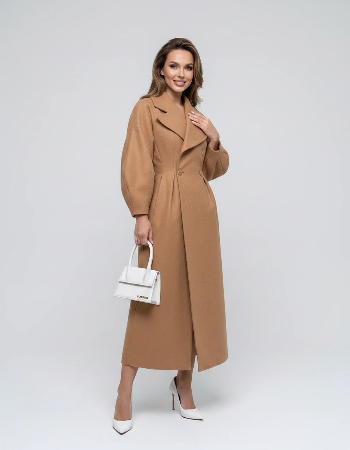 Amarante14 Coat — Camel | SKU: SD-28497-camel-XS,SD-28497-camel-S,SD-28497-camel-M,SD-28497-camel-L,SD-28497-camel-XL,SD-28497-camel-2XL