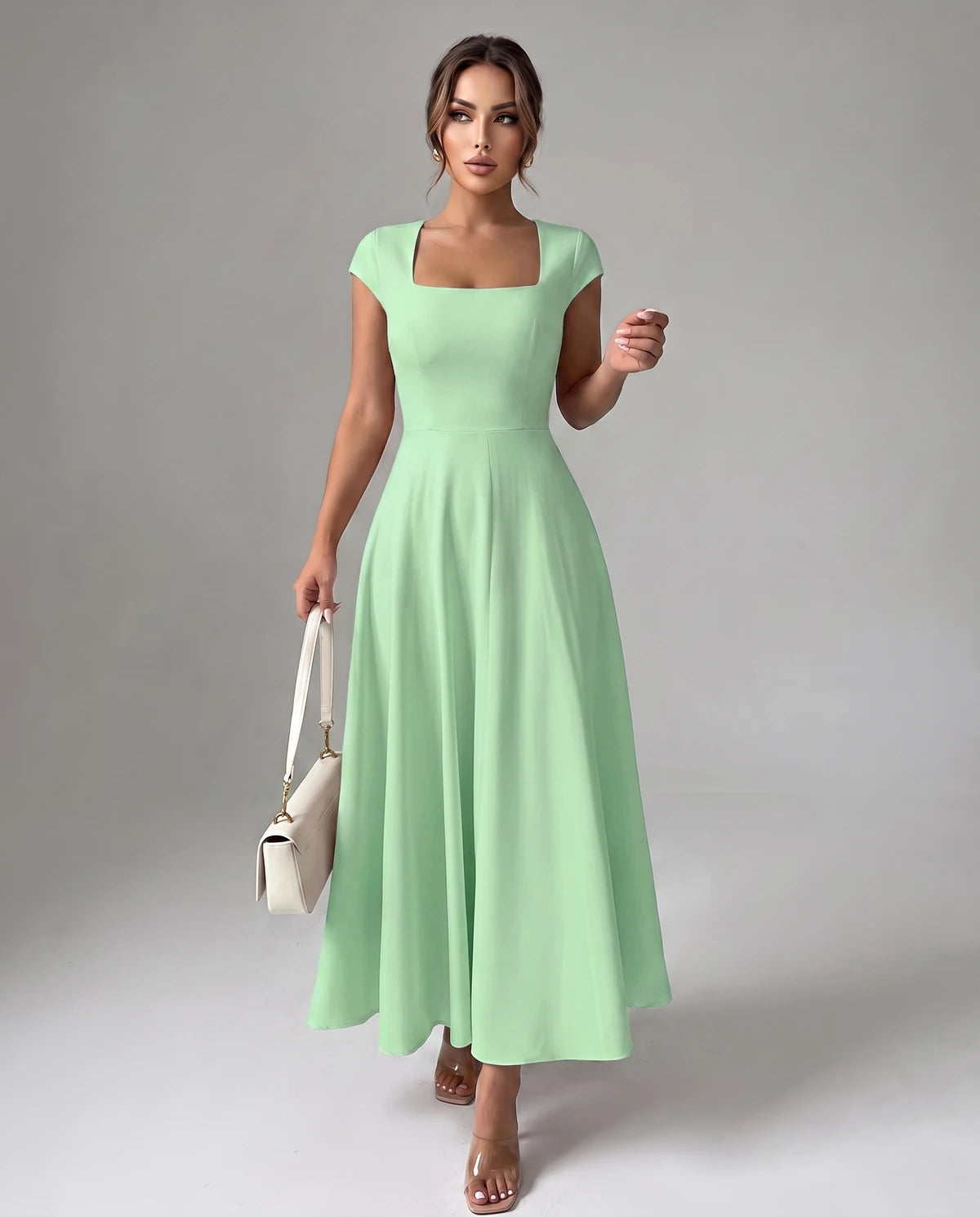 Amarante7 Midi Dresses — Mint