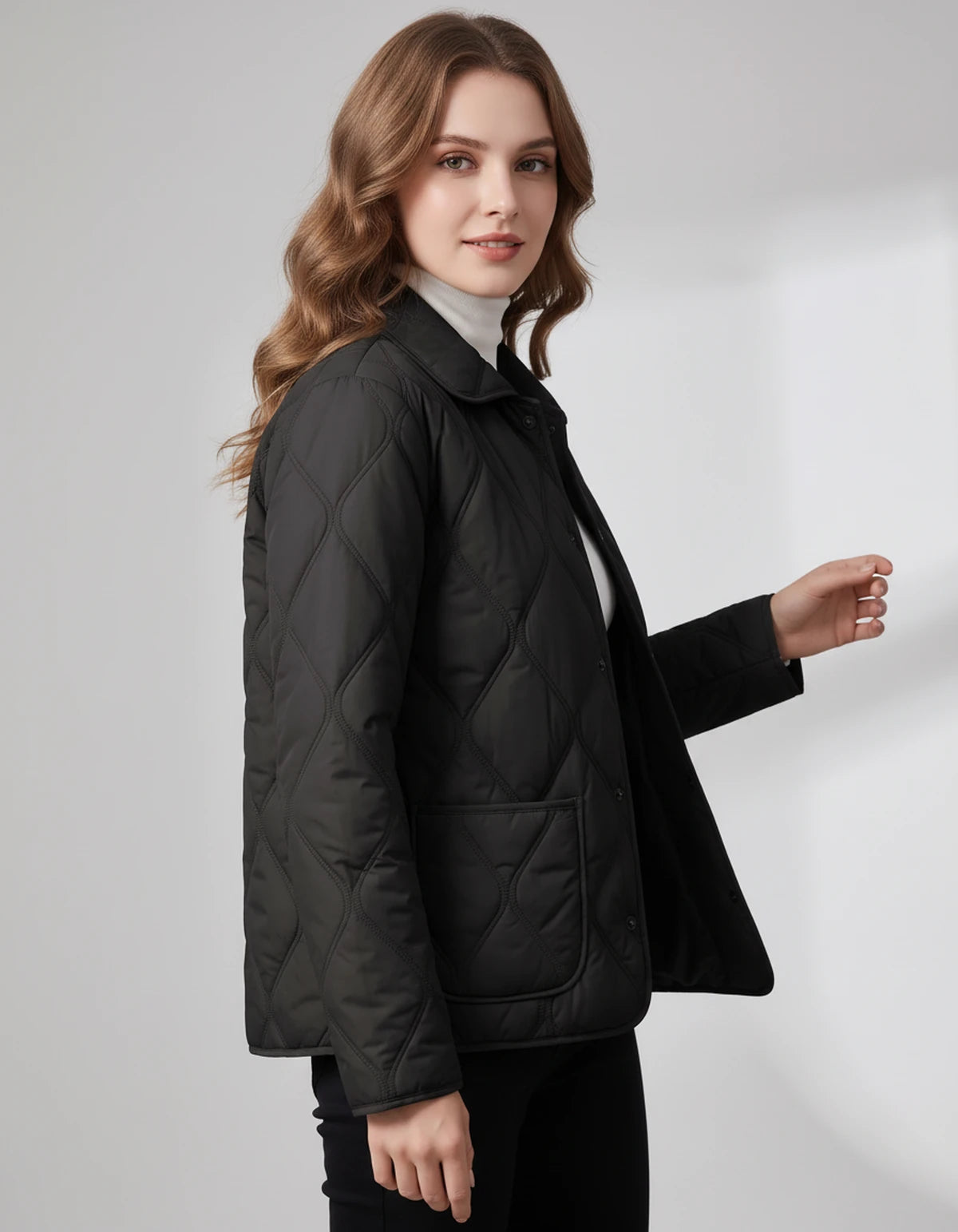 Amarantelle Coat — Black | SKU: SD-42149-black-XS,SD-42149-black-S,SD-42149-black-M,SD-42149-black-L,SD-42149-black-XL,SD-42149-black-2XL