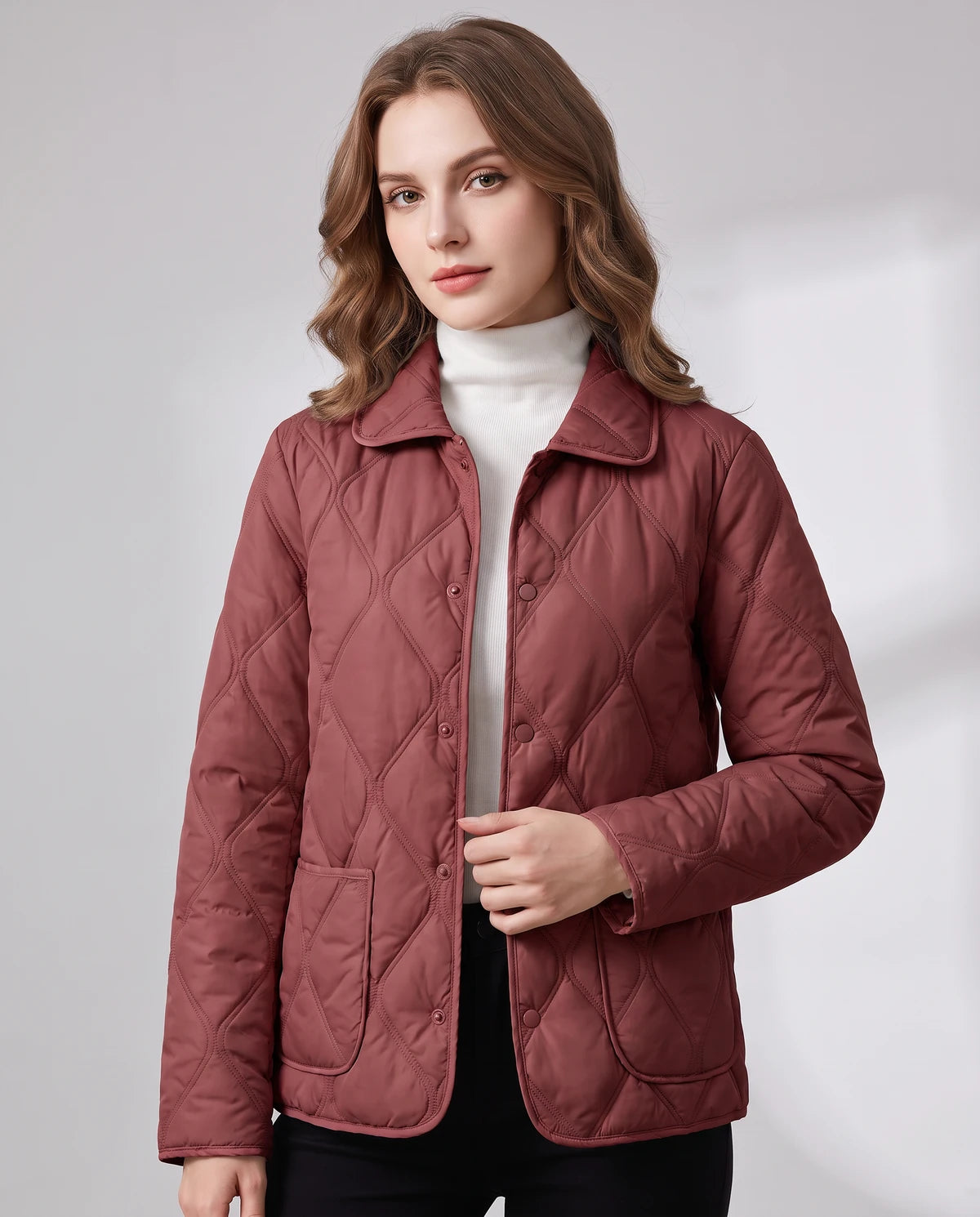 Amarantelle Coat — Red | SKU: SD-42149-red-XS,SD-42149-red-S,SD-42149-red-M,SD-42149-red-L,SD-42149-red-XL,SD-42149-red-2XL