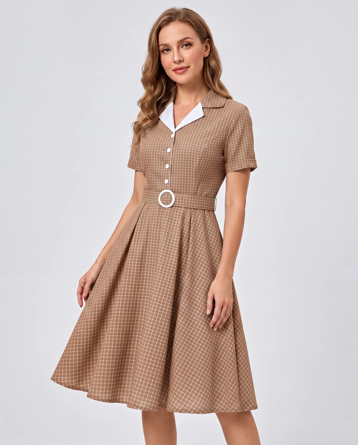 Amarantelle Midi Dresses — Brown
