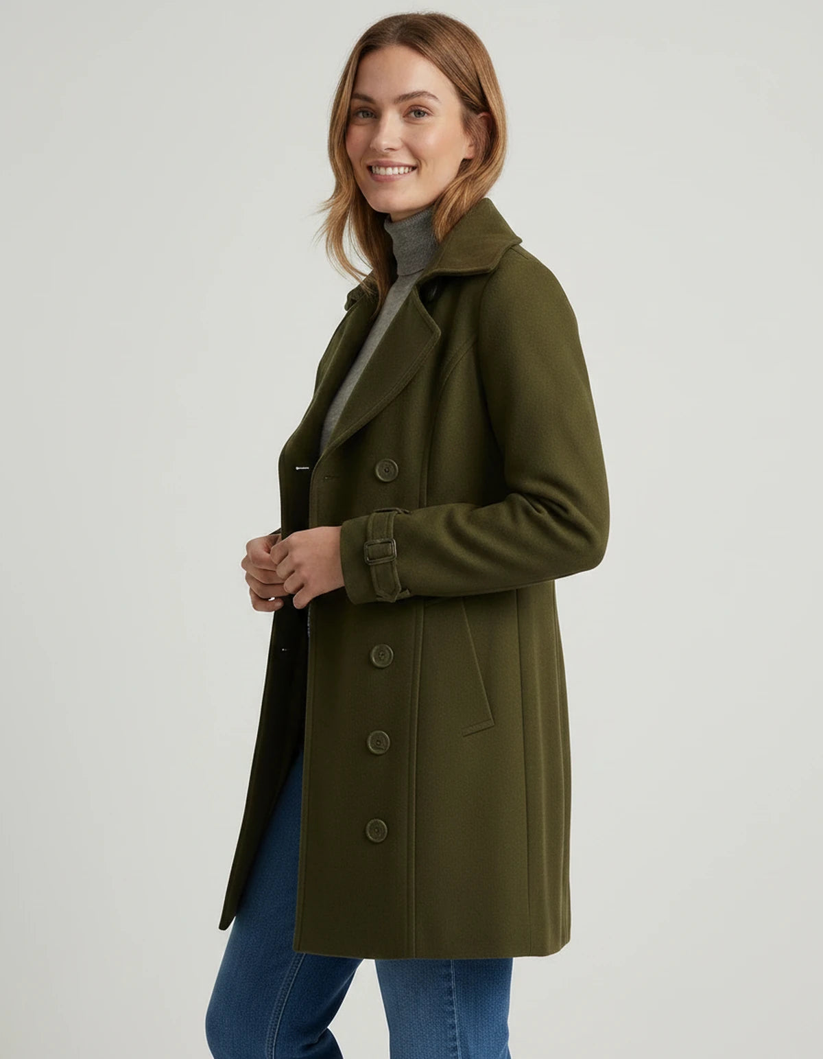 Amarantera Coat — Army Green | SKU: SD-71956-armygreen-XS,SD-71956-armygreen-S,SD-71956-armygreen-M,SD-71956-armygreen-L,SD-71956-armygreen-XL,SD-71956-armygreen-2XL