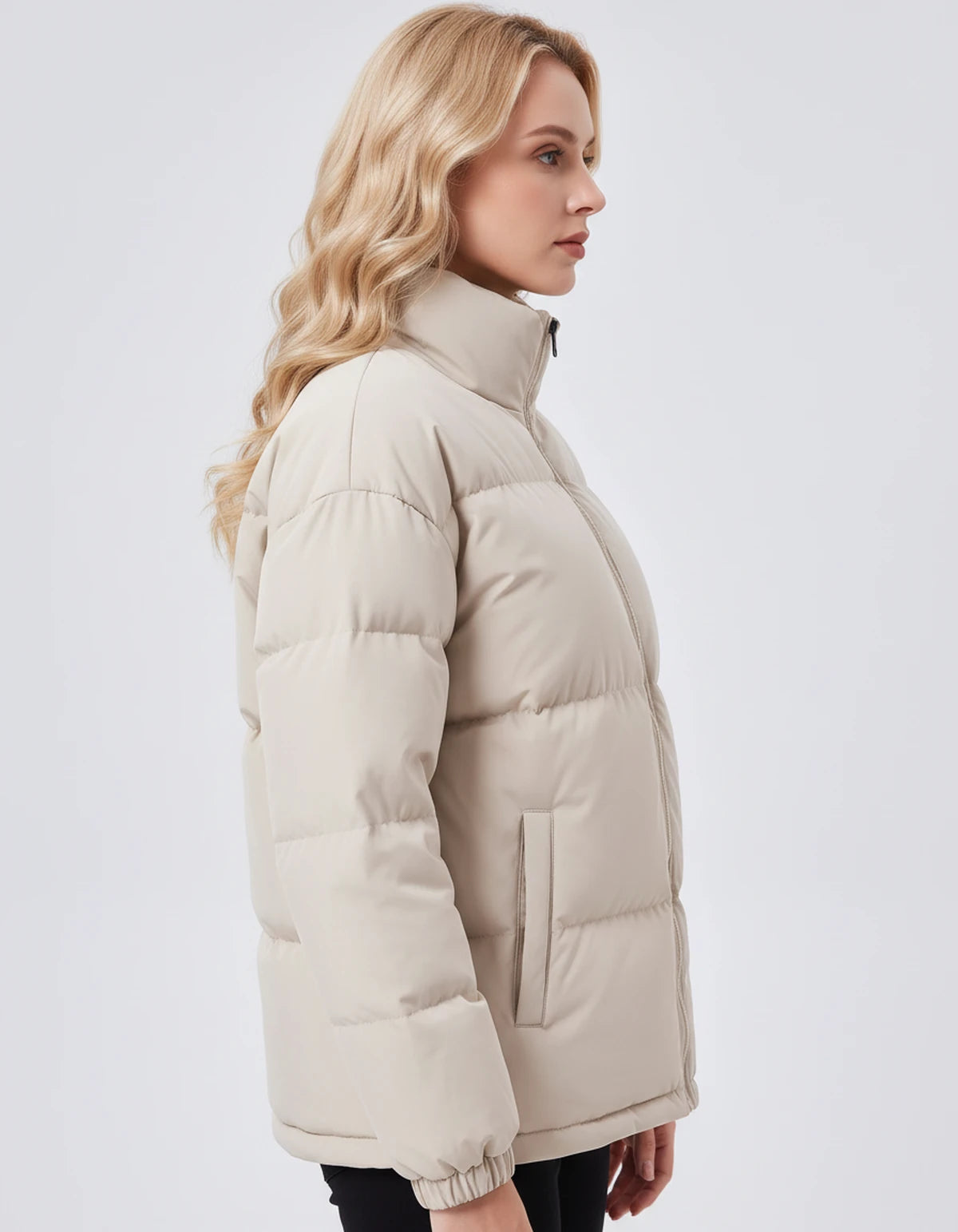 Amorellelle Coat — Khaki | SKU: SD-74214-khaki-XS,SD-74214-khaki-S,SD-74214-khaki-M,SD-74214-khaki-L,SD-74214-khaki-XL,SD-74214-khaki-2XL