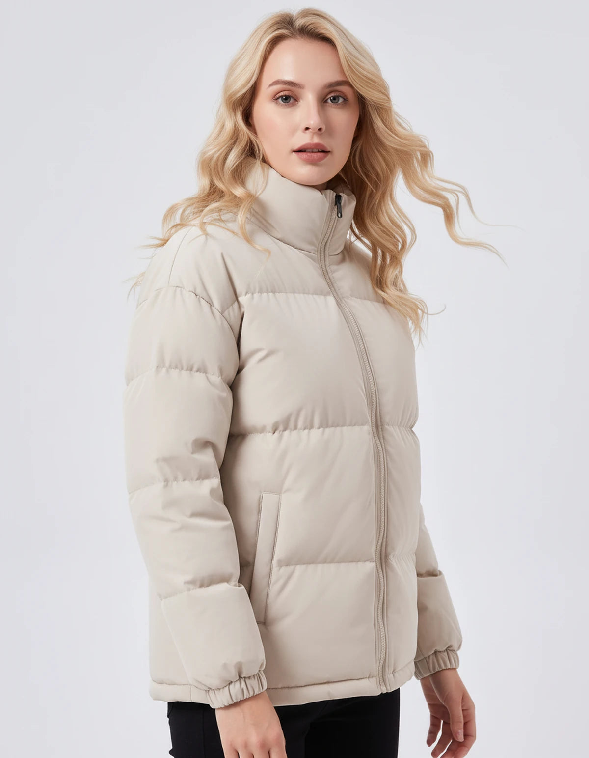 Amorellelle Coat — Khaki | SKU: SD-74214-khaki-XS,SD-74214-khaki-S,SD-74214-khaki-M,SD-74214-khaki-L,SD-74214-khaki-XL,SD-74214-khaki-2XL