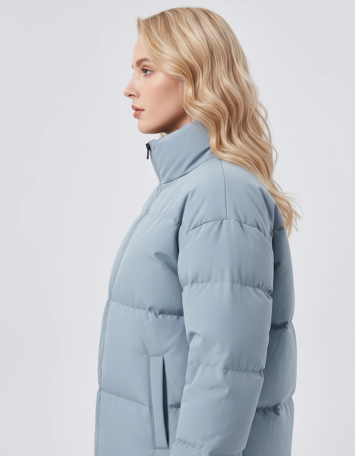 Amorellelle Coat — Light blue | SKU: SD-74214-lightblue-XS,SD-74214-lightblue-S,SD-74214-lightblue-M,SD-74214-lightblue-L,SD-74214-lightblue-XL,SD-74214-lightblue-2XL