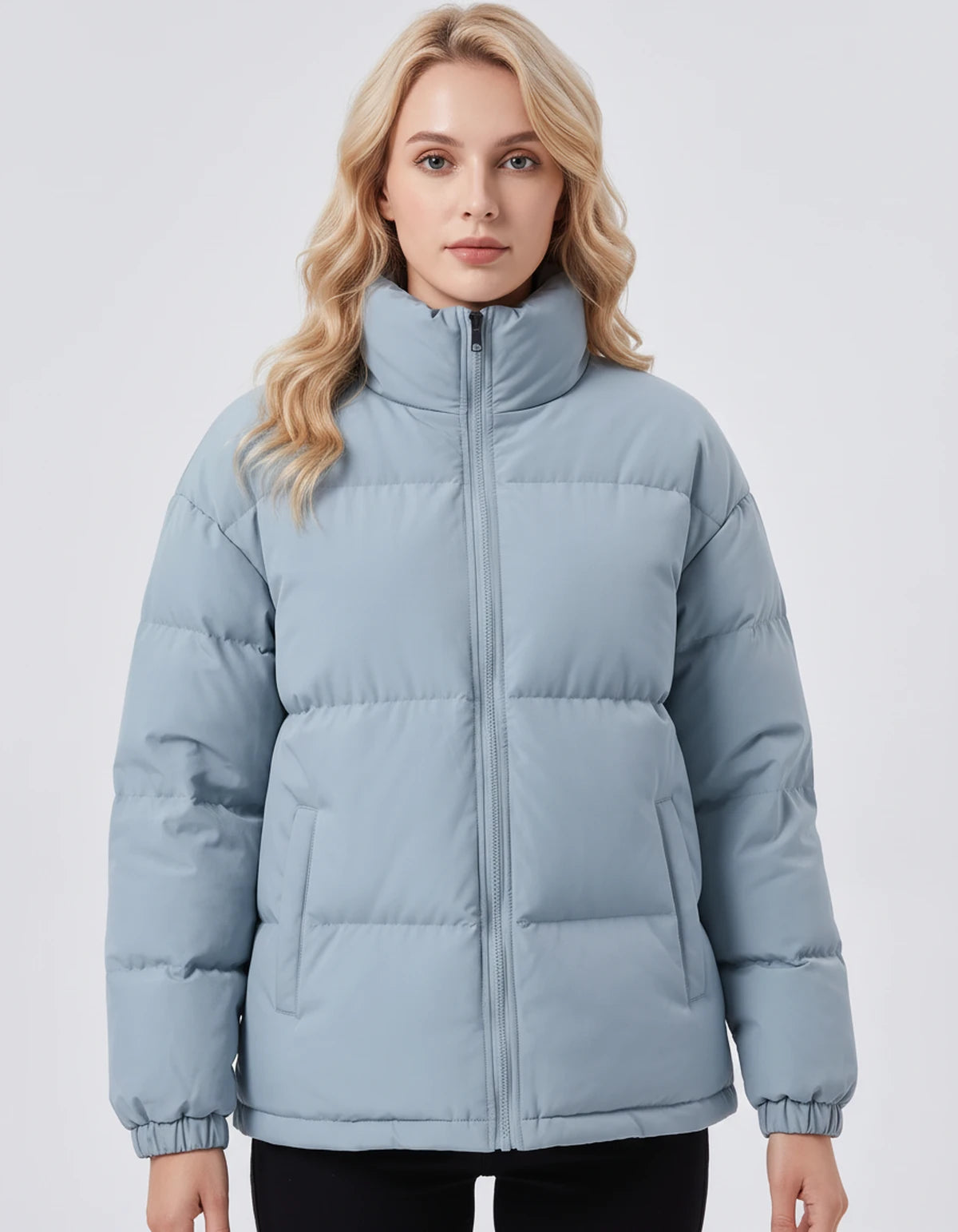 Amorellelle Coat — Light blue | SKU: SD-74214-lightblue-XS,SD-74214-lightblue-S,SD-74214-lightblue-M,SD-74214-lightblue-L,SD-74214-lightblue-XL,SD-74214-lightblue-2XL