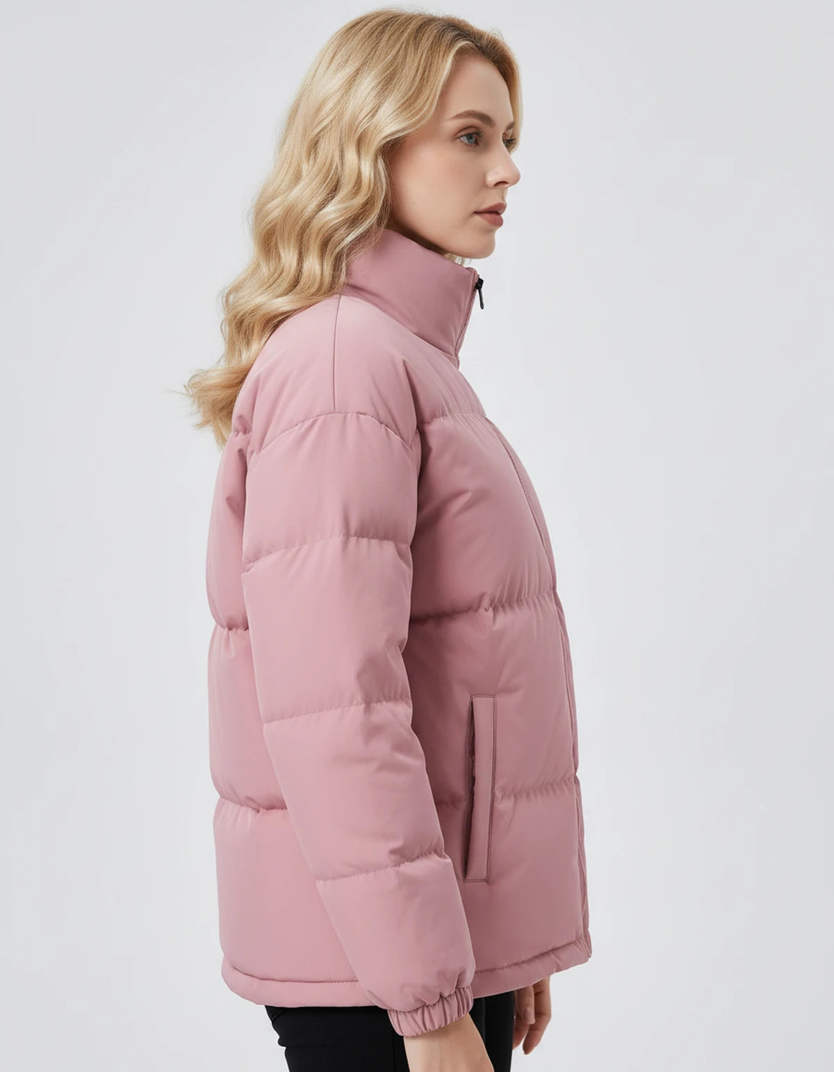 Amorellelle Coat — Pink | SKU: SD-74214-pink-XS,SD-74214-pink-S,SD-74214-pink-M,SD-74214-pink-L,SD-74214-pink-XL,SD-74214-pink-2XL