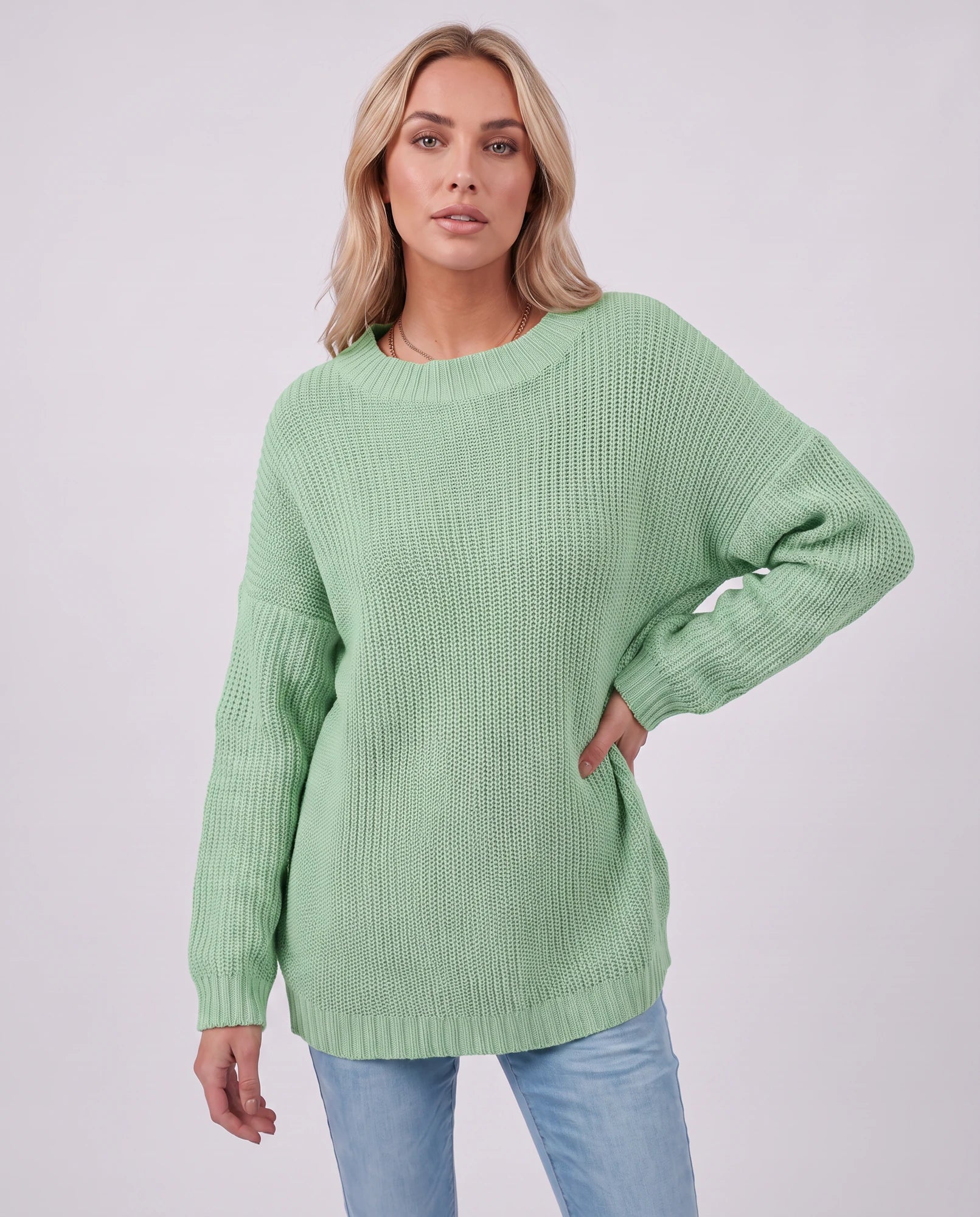 Arcadia Sweater — Light Green