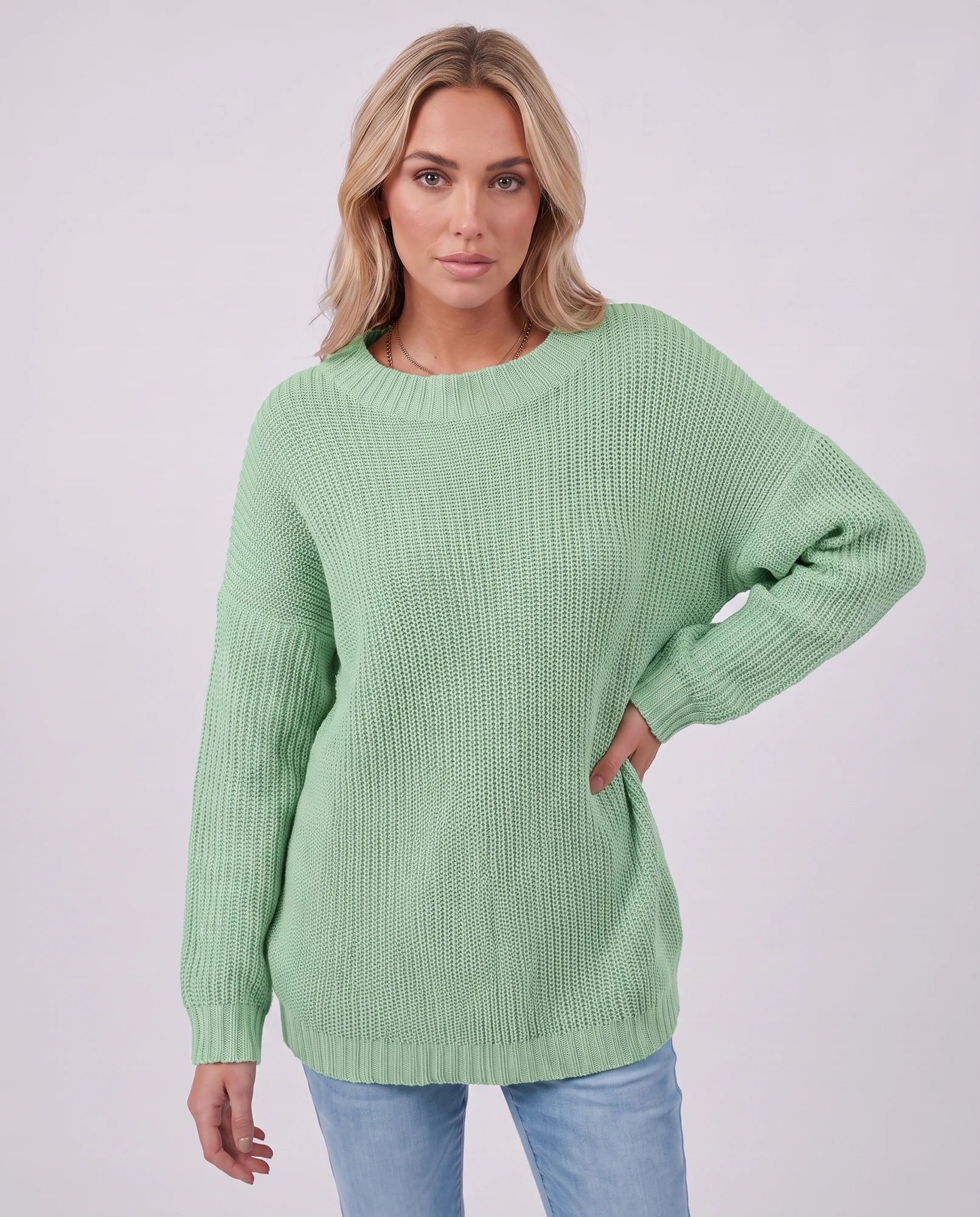 Arcadia Sweater — Light Green