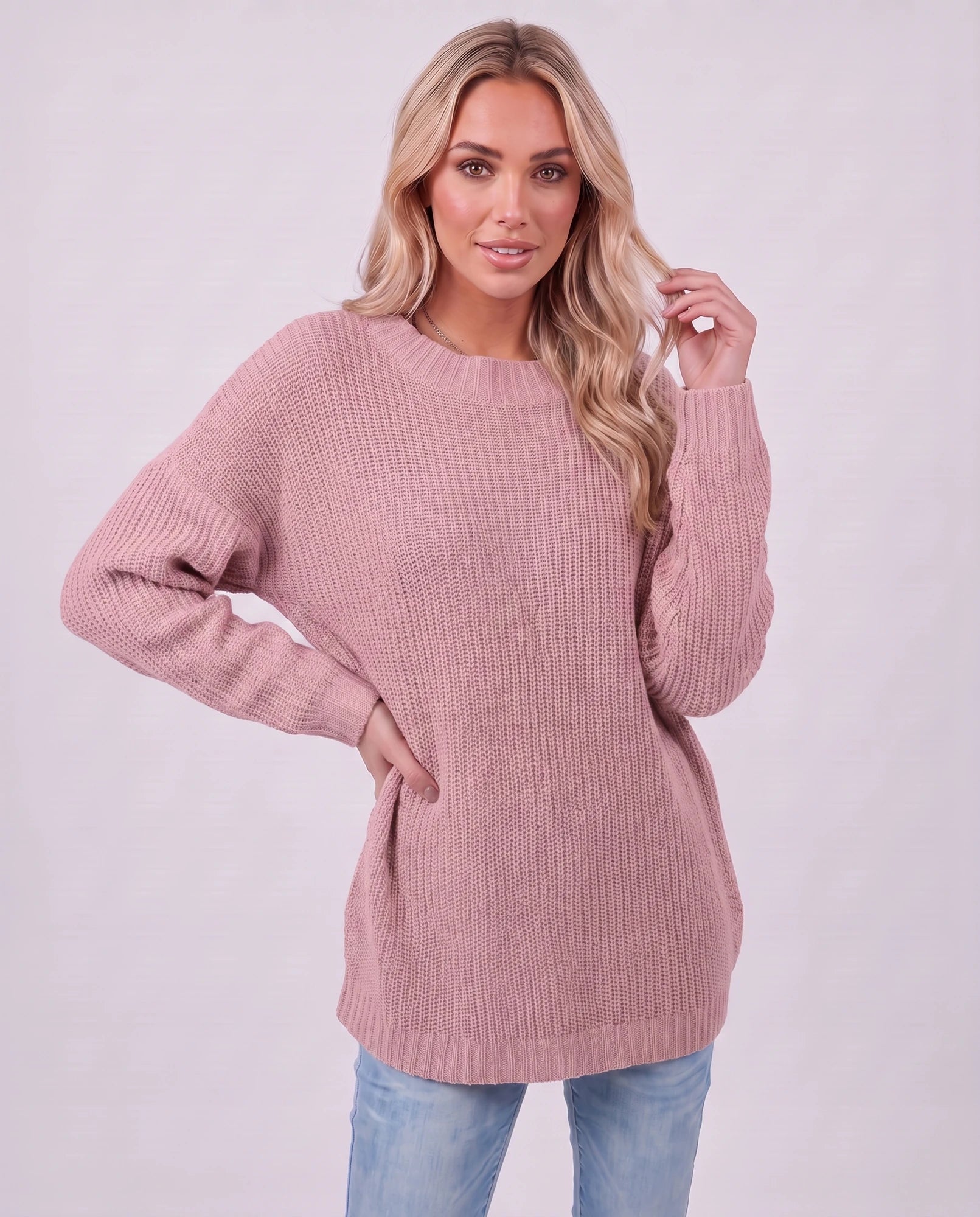 Arcadia Sweater — Pink