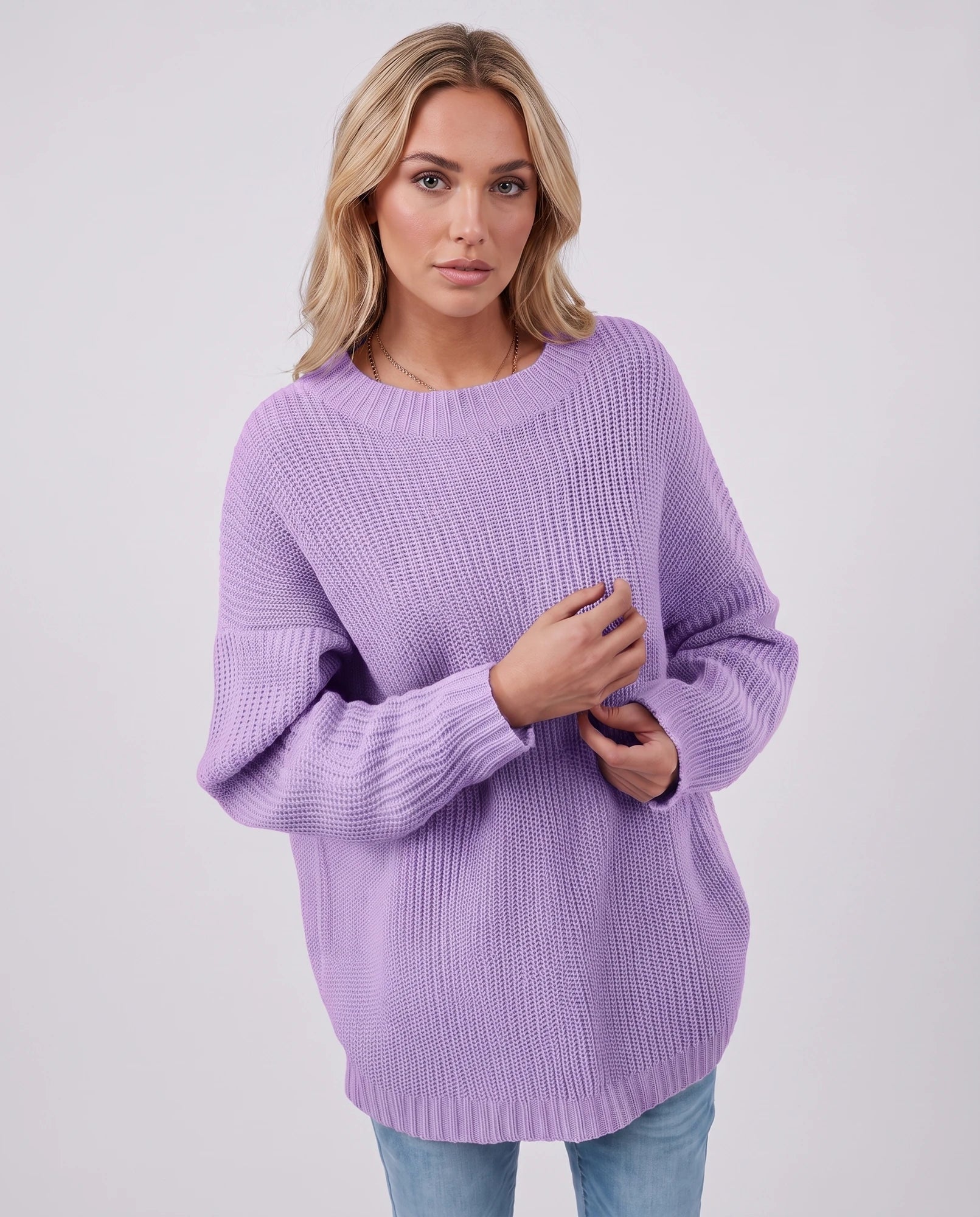 Arcadia Sweater — Purple