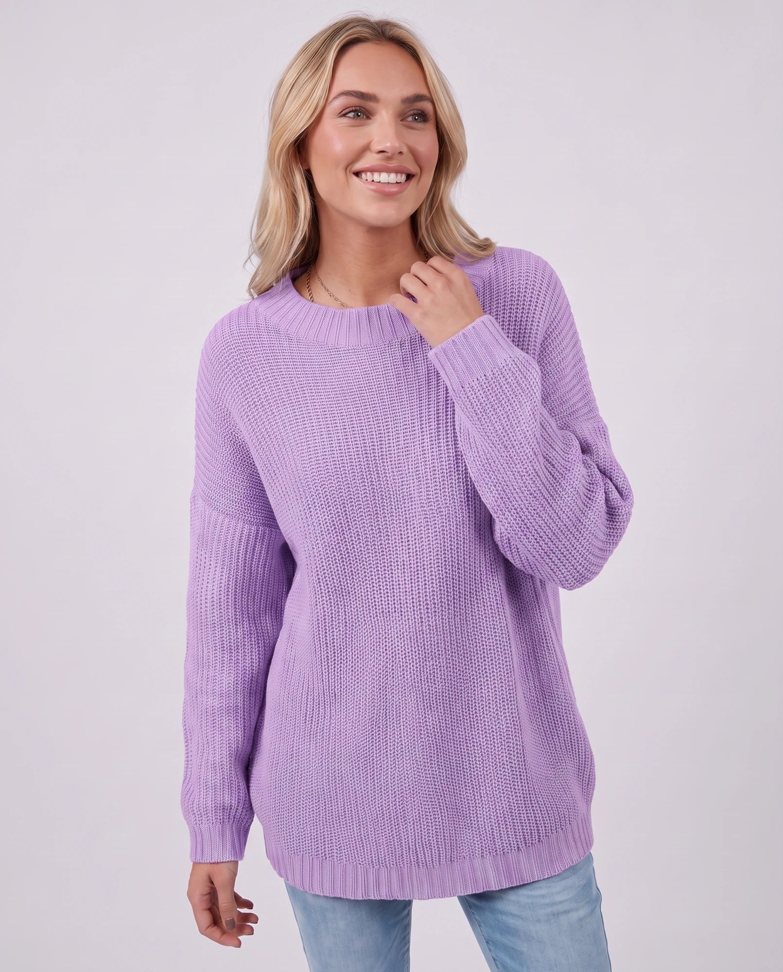 Arcadia Sweater — Purple