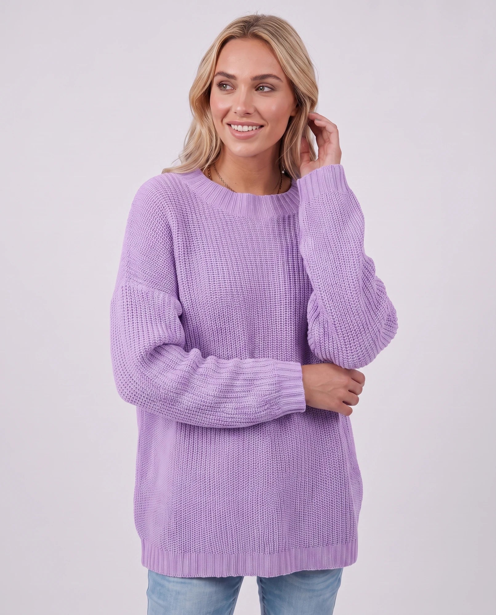 Arcadia Sweater — Purple