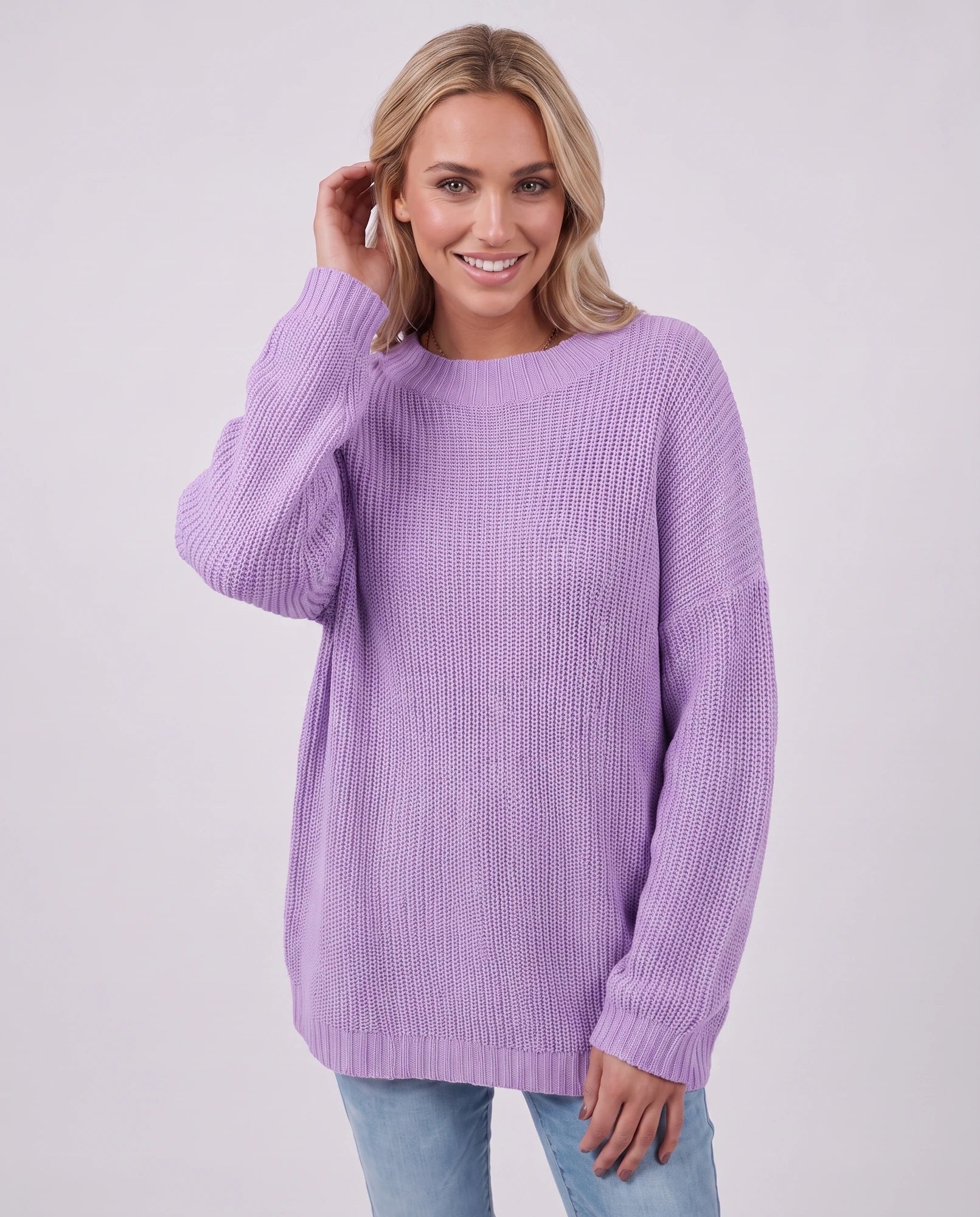 Arcadia Sweater — Purple