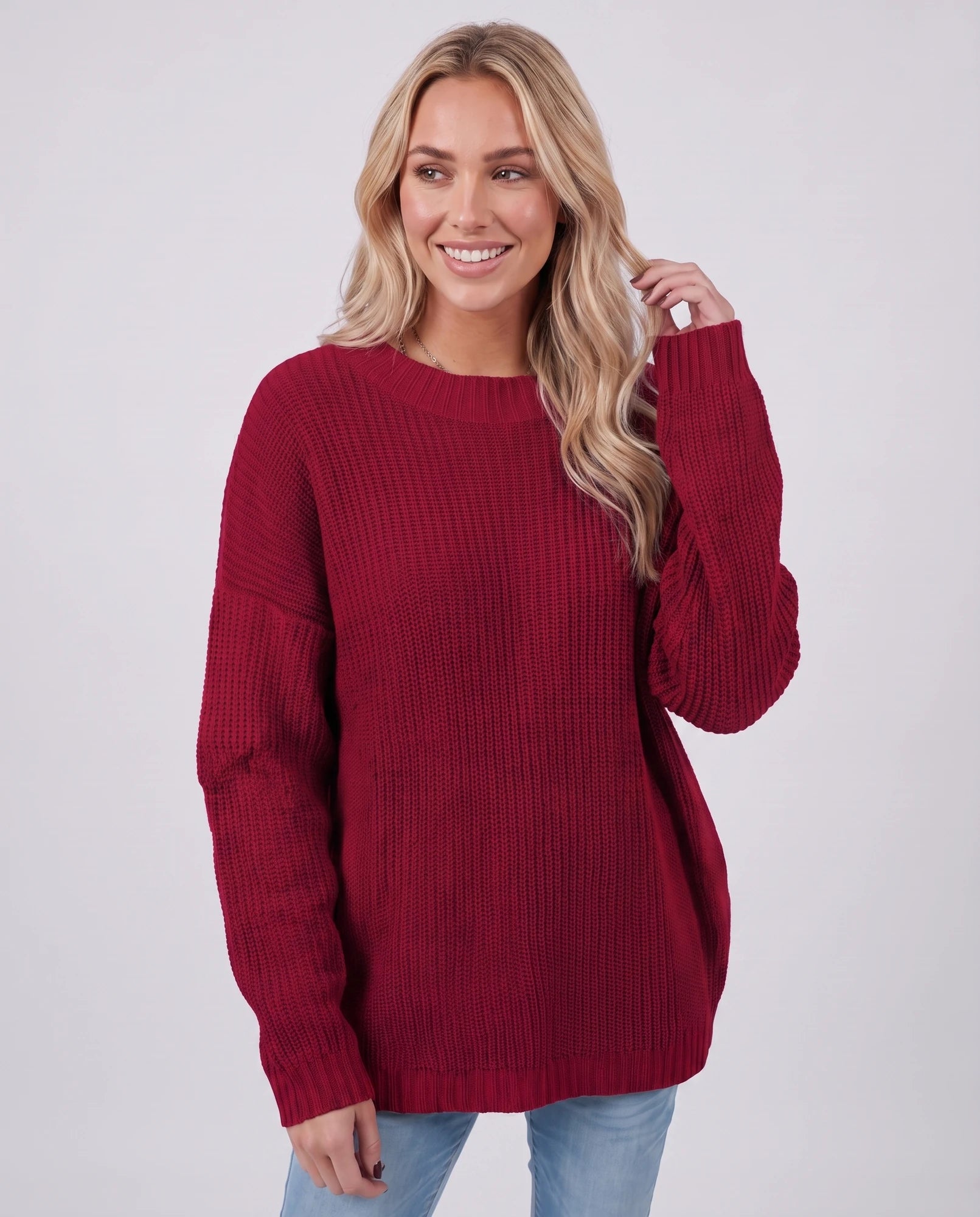 Arcadia Sweater — Red